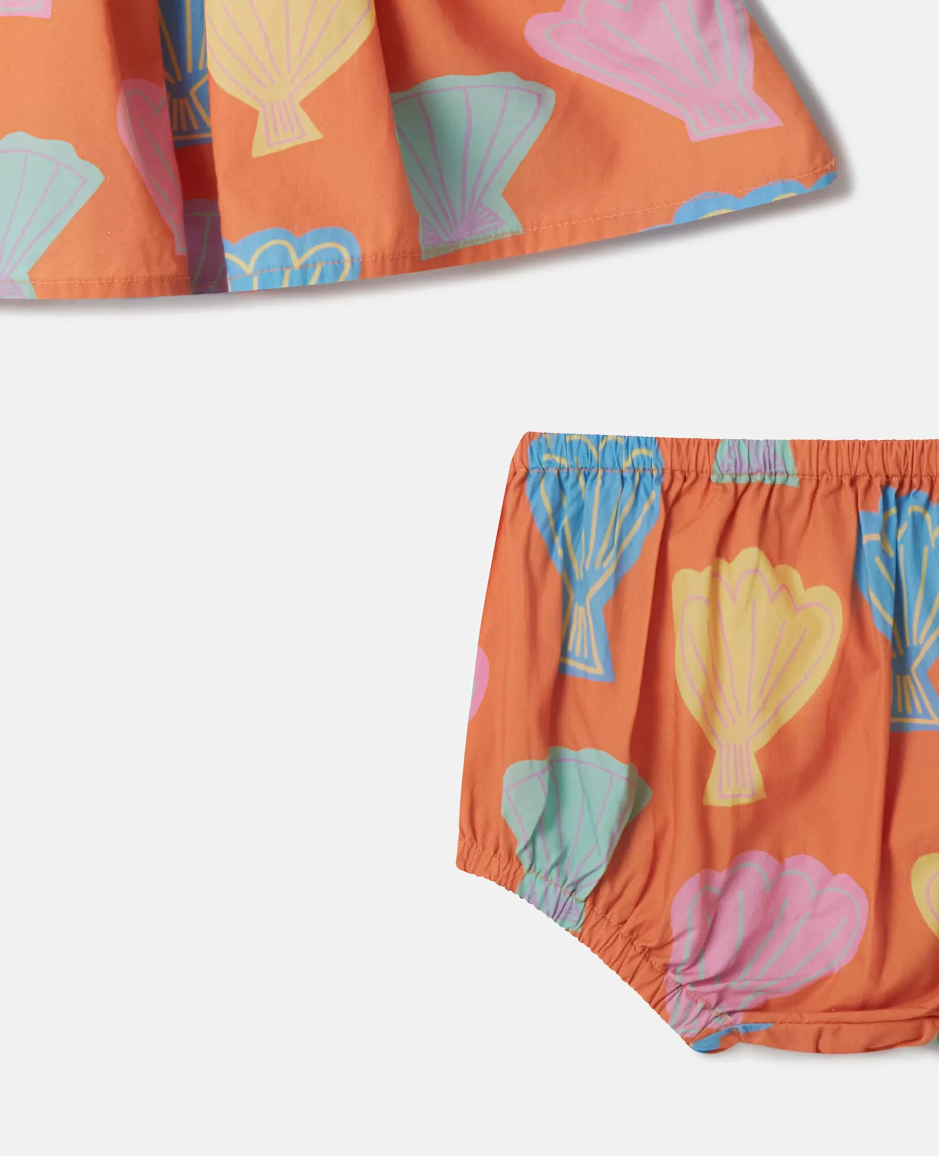 Saet Med Muslingeskalsprint Og Aermelos Kjole Og Bloomers^Stella McCartney Store