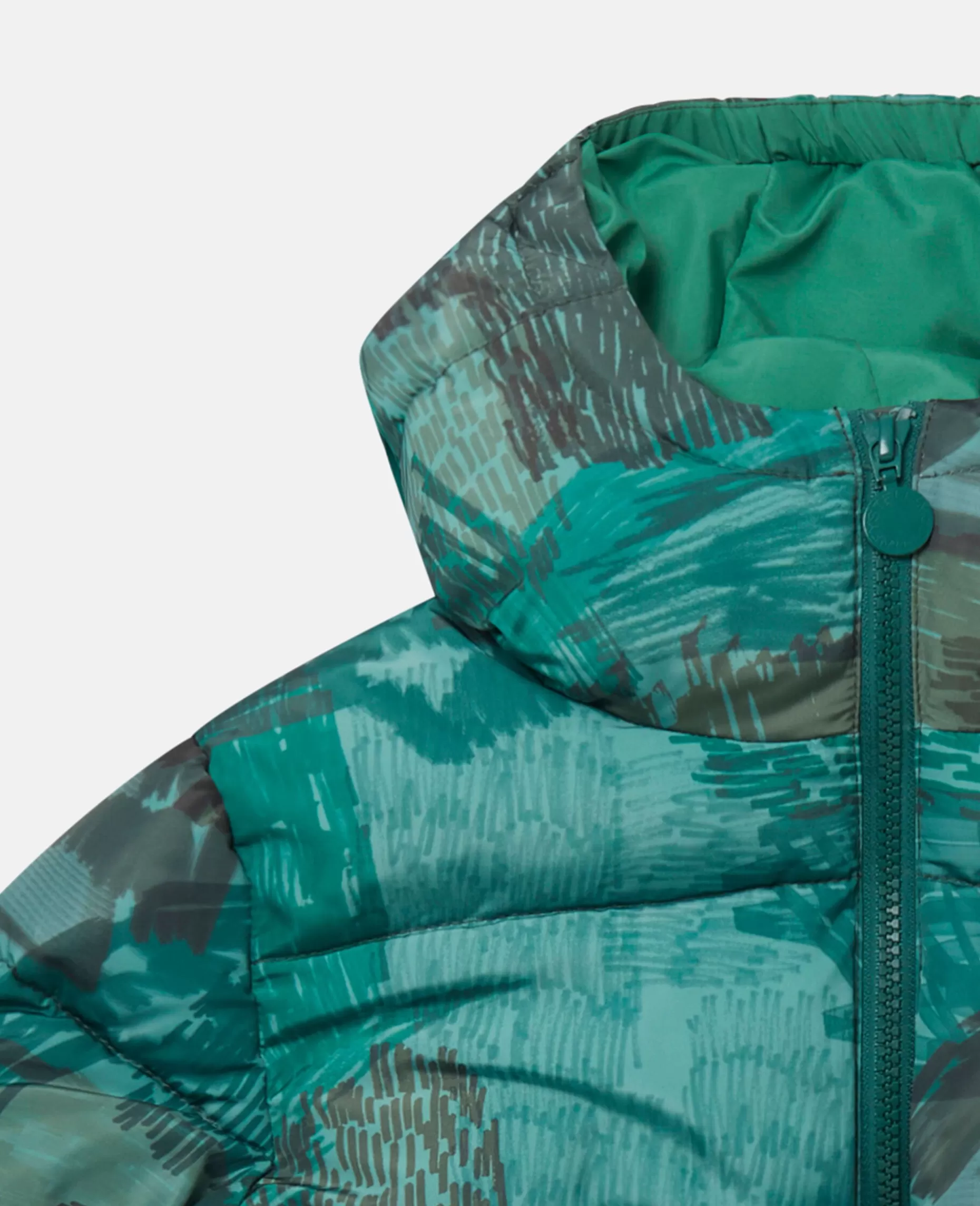 Scribble Print Hooded Puffer Coat^Stella McCartney Best