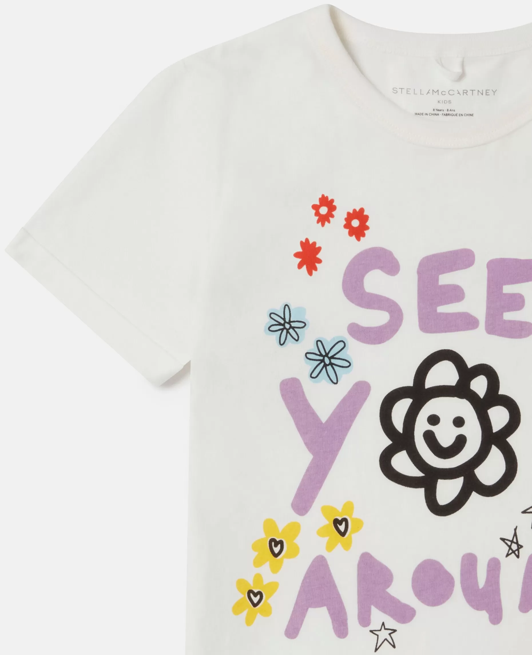 See You Around' Motiv T-Shirt^Stella McCartney Store