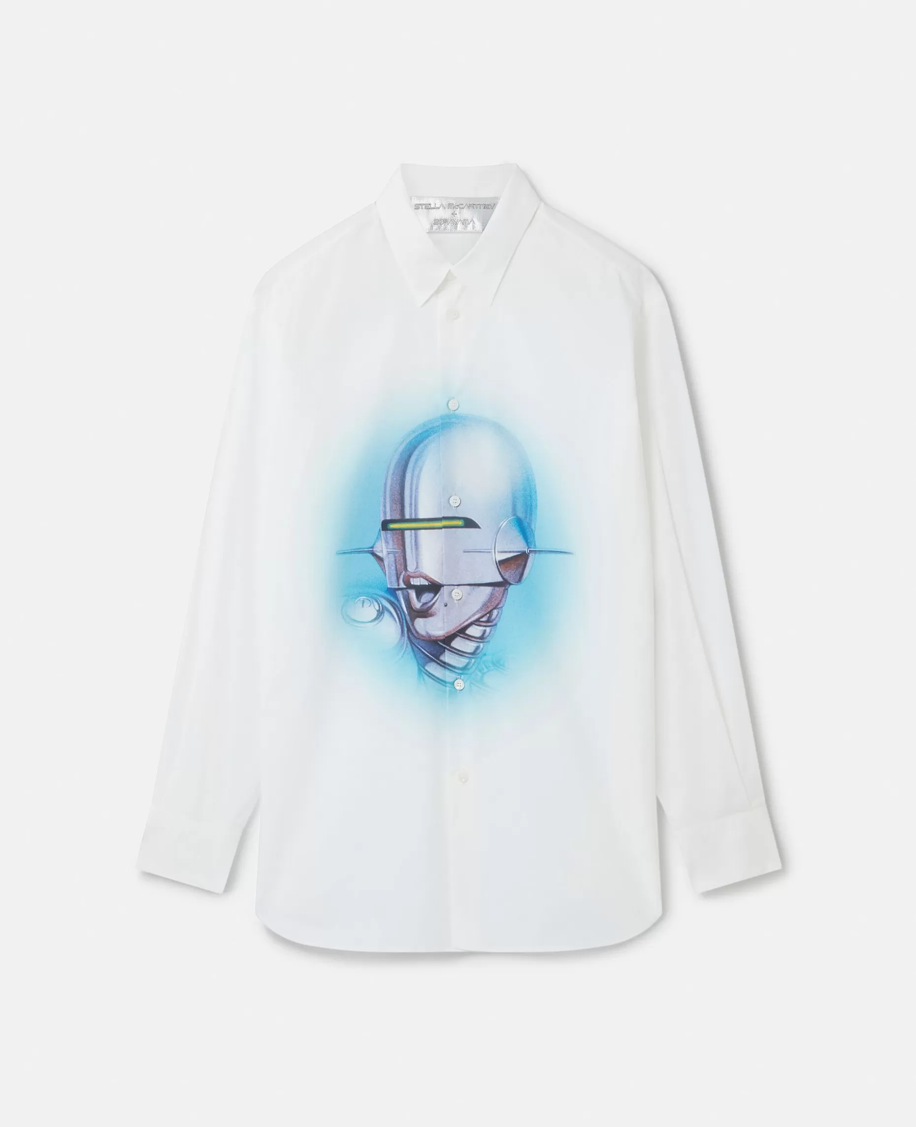 Sexet Kaeresteskjorte I Okologisk Bomuld Med Robottryk^Stella McCartney Discount
