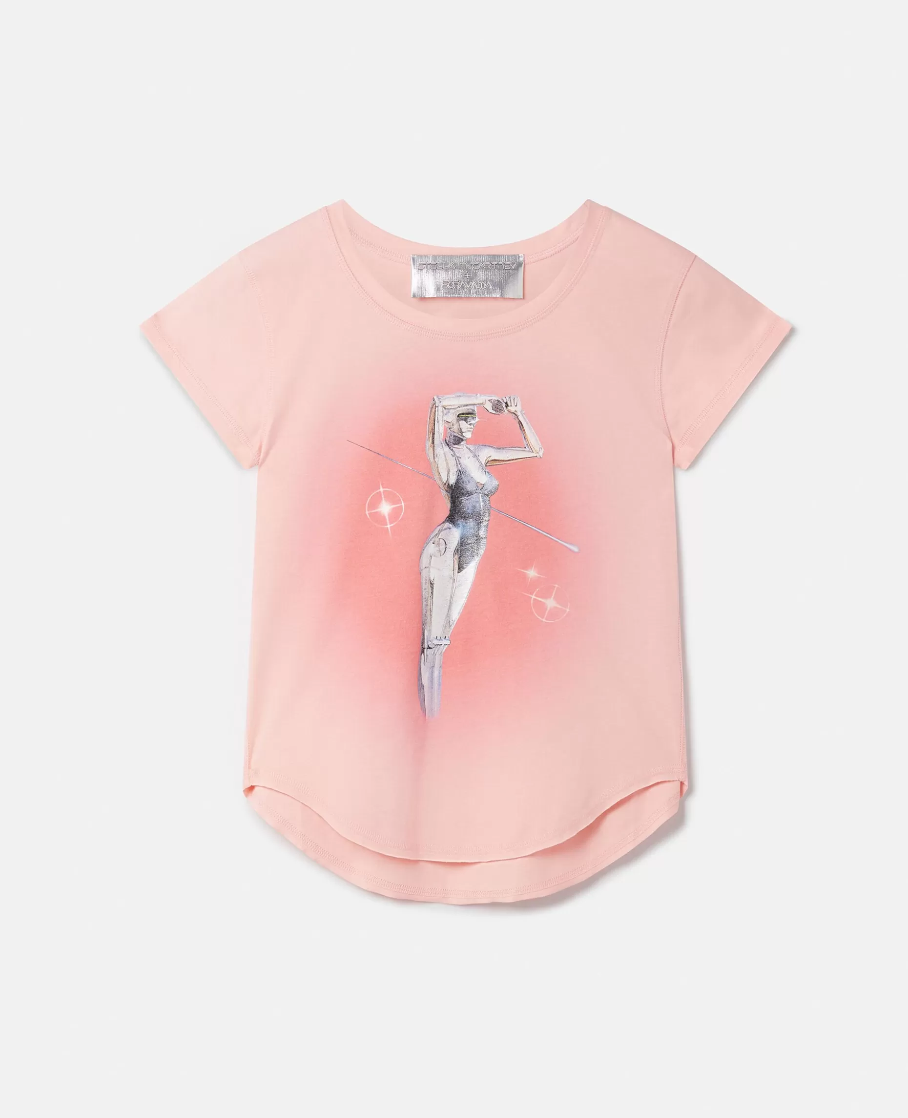 Sexet Robot Baby Tee I Okologisk Bomuld^Stella McCartney Outlet