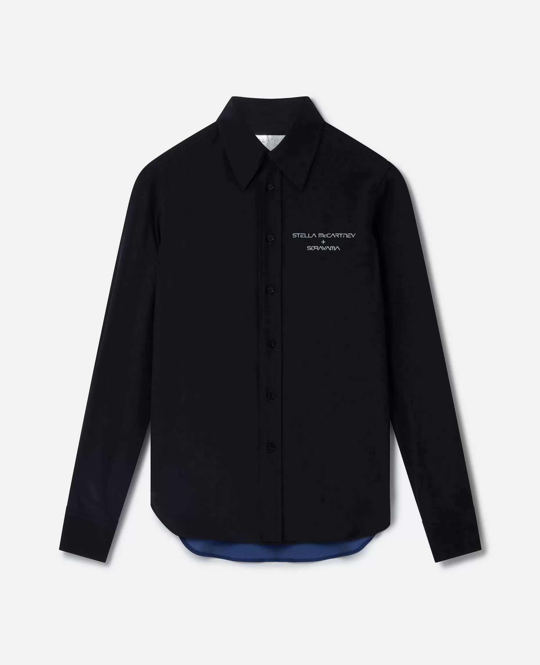 Sexet Robot Grafisk Crepe De Chine Pyjamasskjorte^Stella McCartney Sale