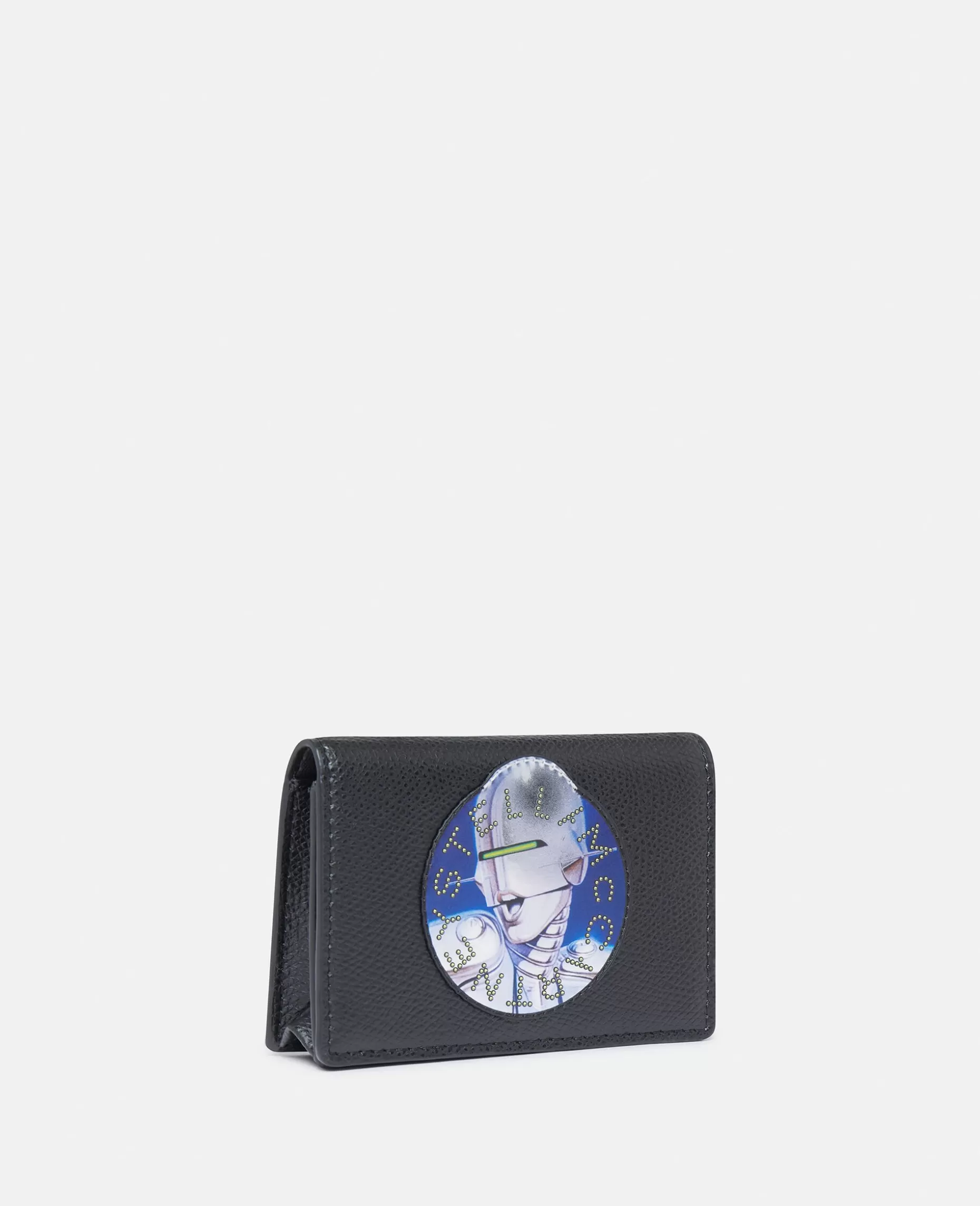 Sexet Robot Grafisk Tegnebog Med Kornet Tekstur^Stella McCartney Outlet