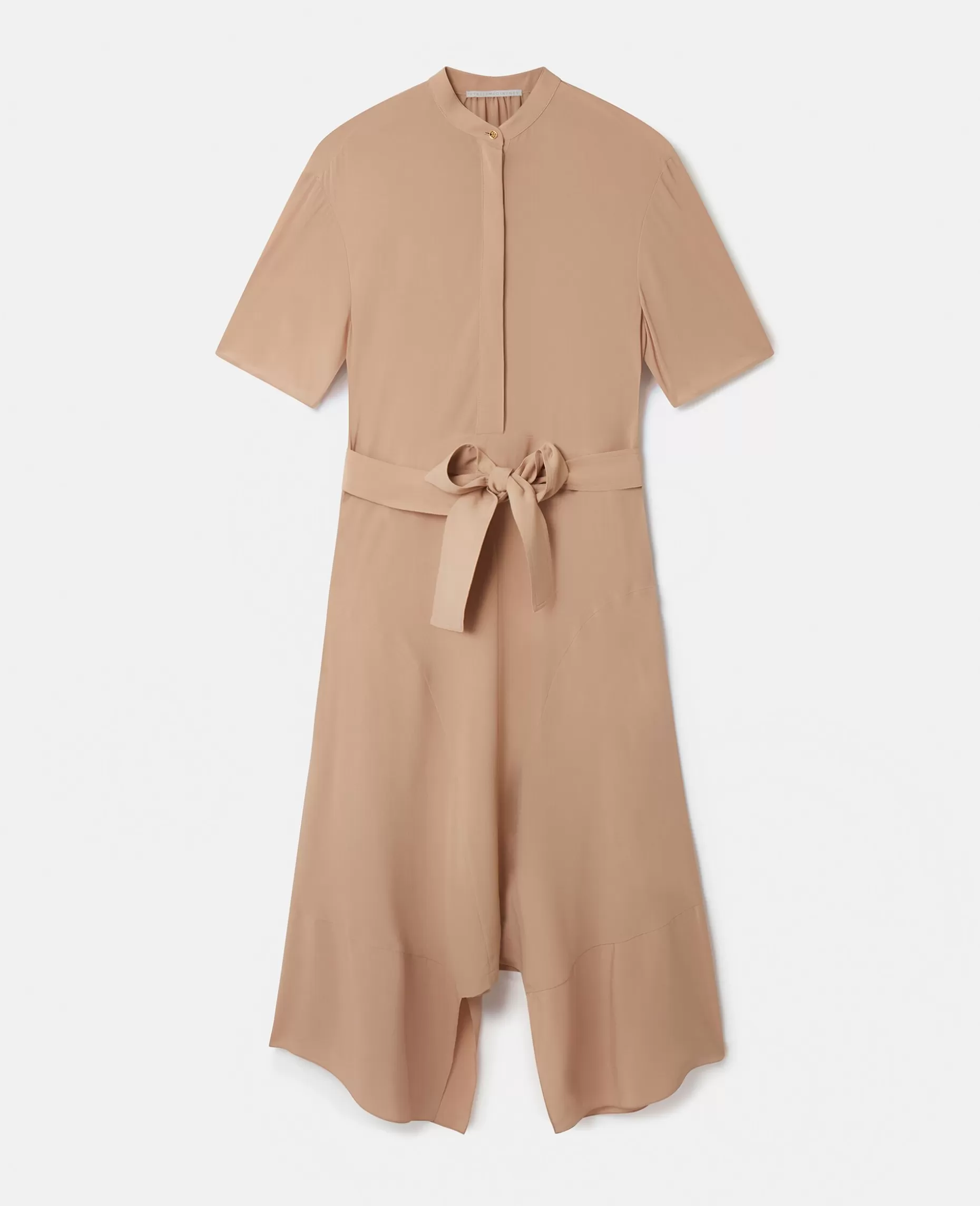 Silke Crepe De Chine Skjortekjole^Stella McCartney Best