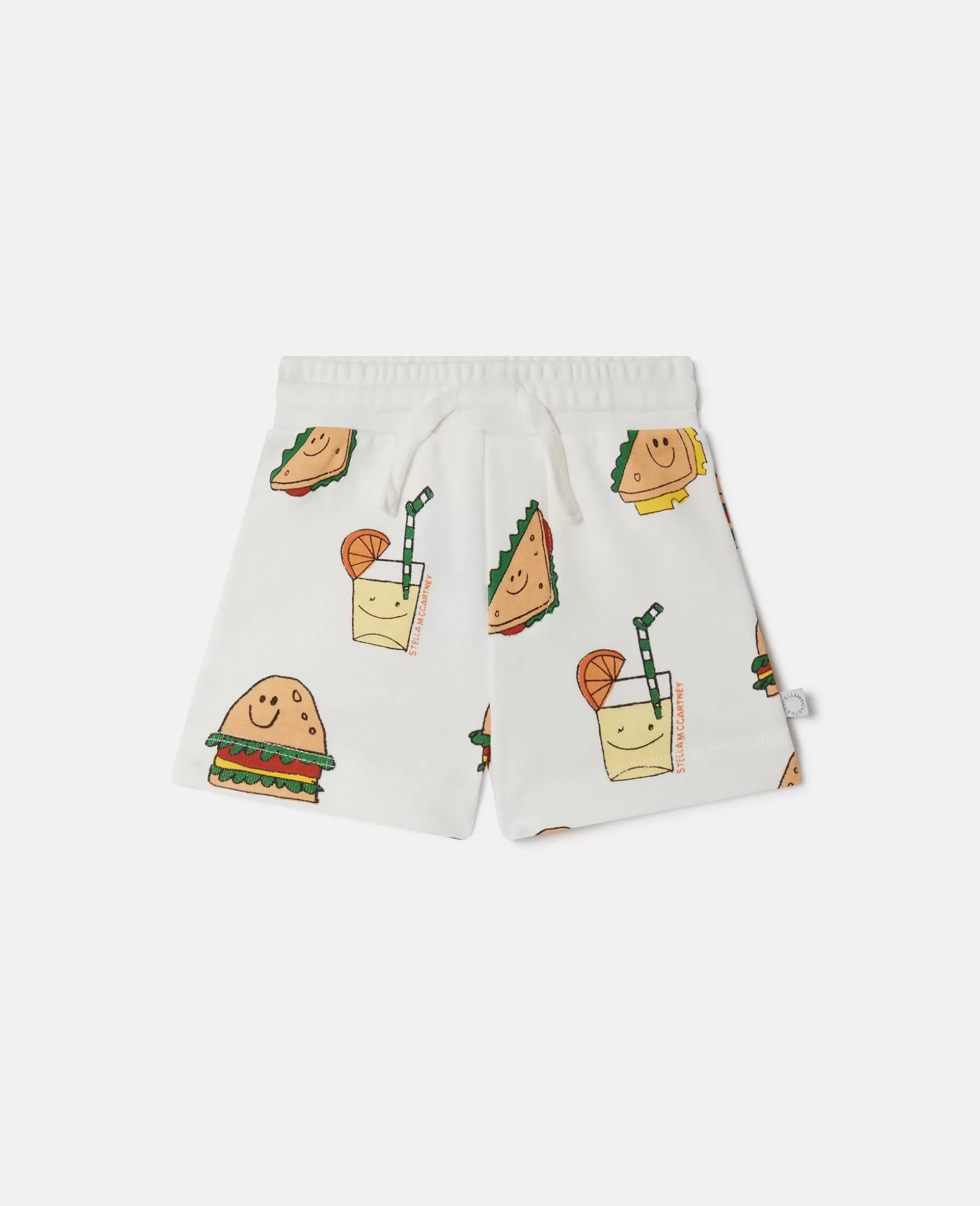 Silly Sandwich Print Shorts Med Snoretraek^Stella McCartney Shop