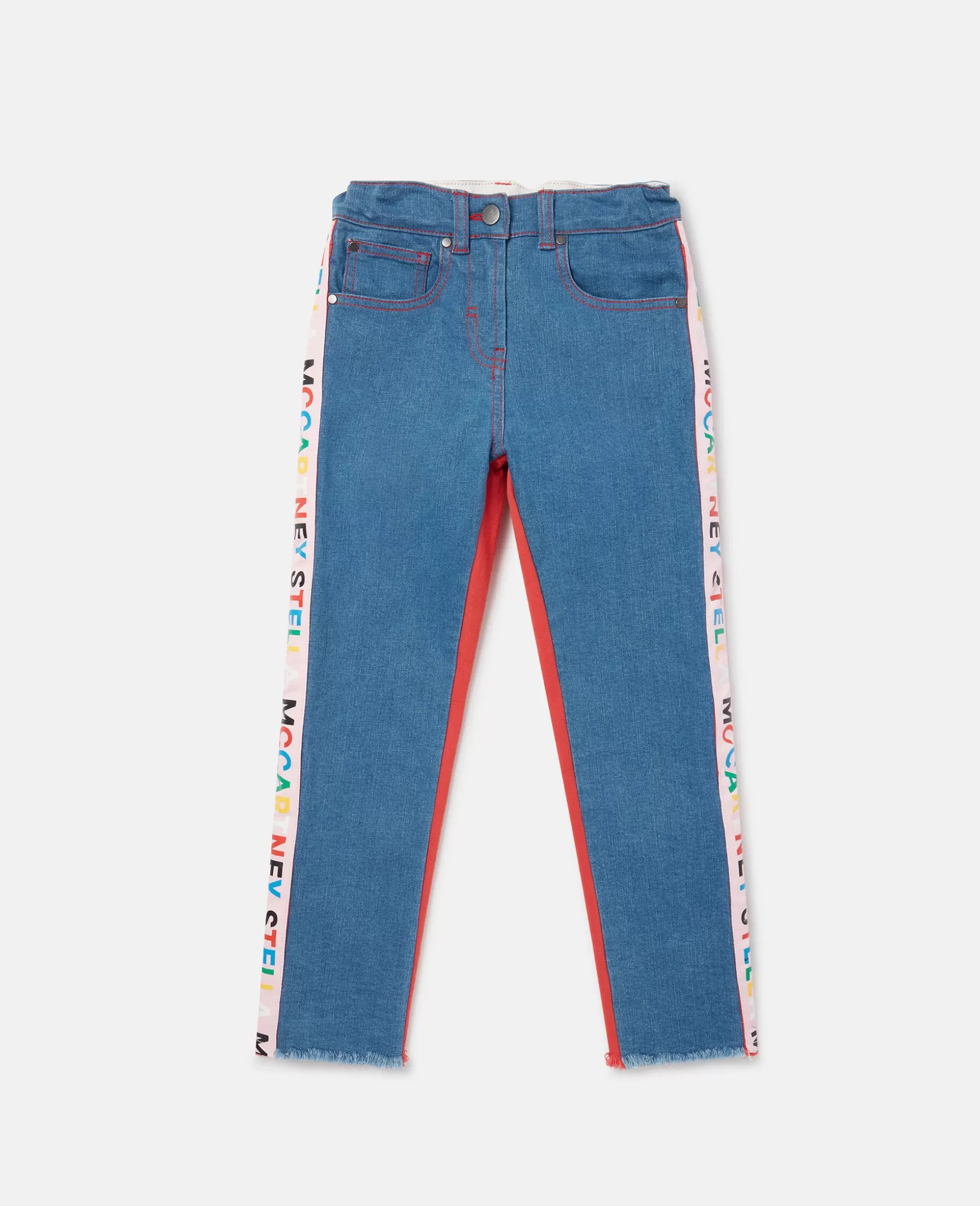 Skinny Jeans Med Logotape^Stella McCartney Shop