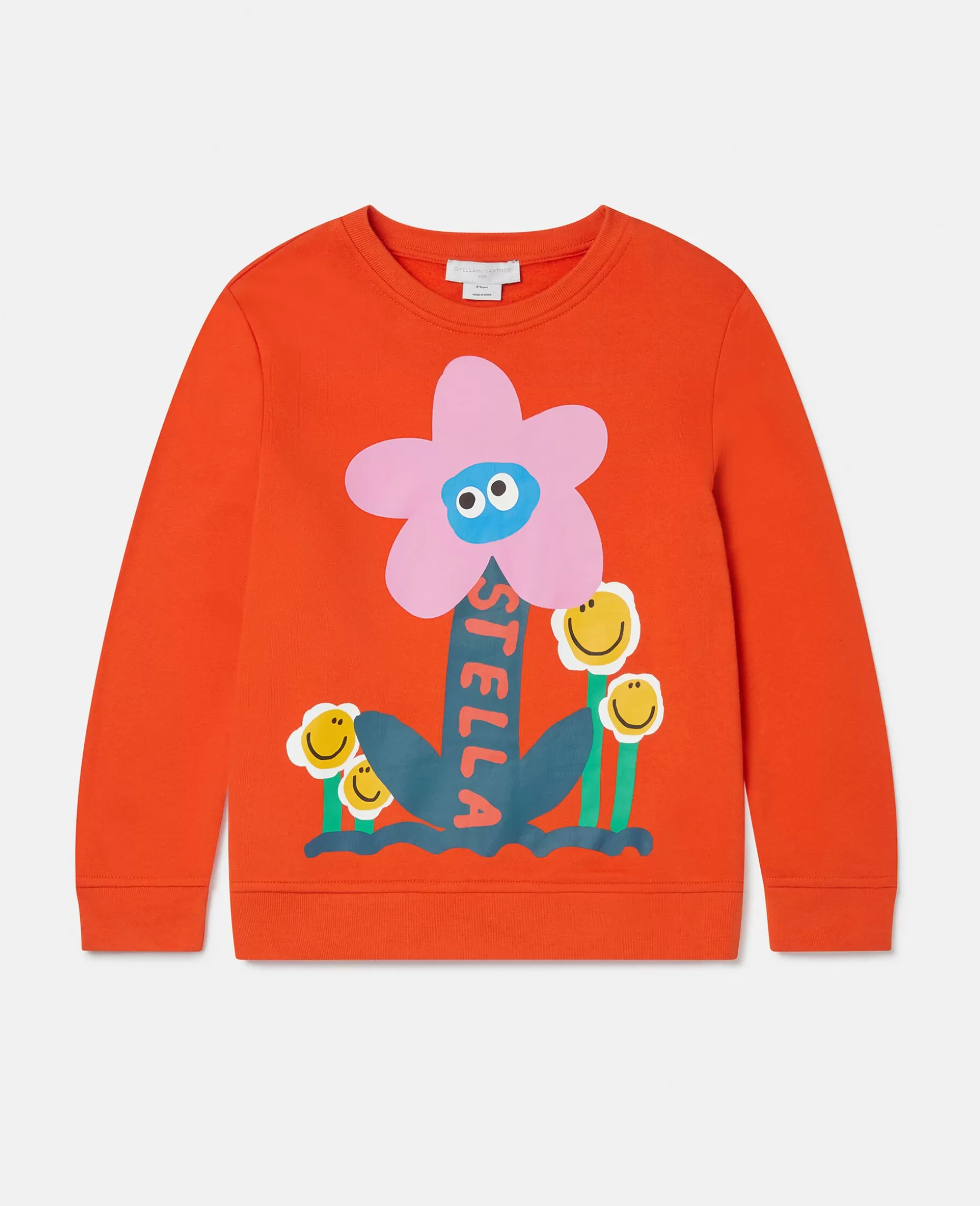 Smilende Blomstermotiv Sweatshirt^Stella McCartney Hot