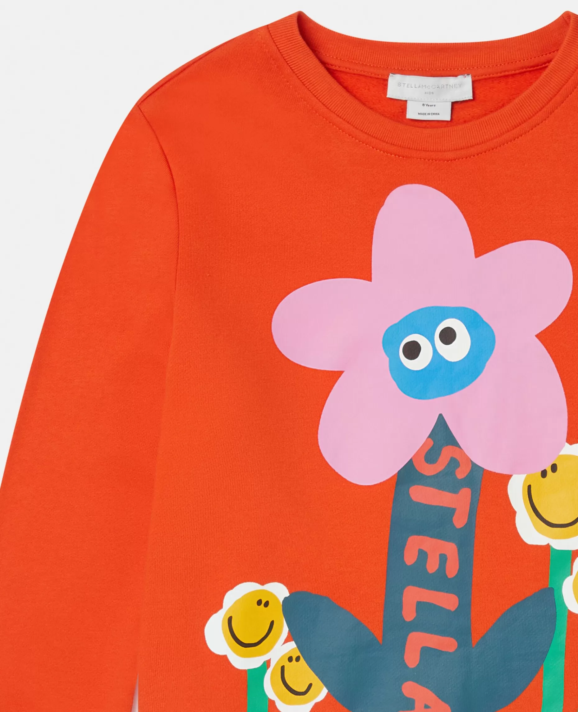Smilende Blomstermotiv Sweatshirt^Stella McCartney Hot