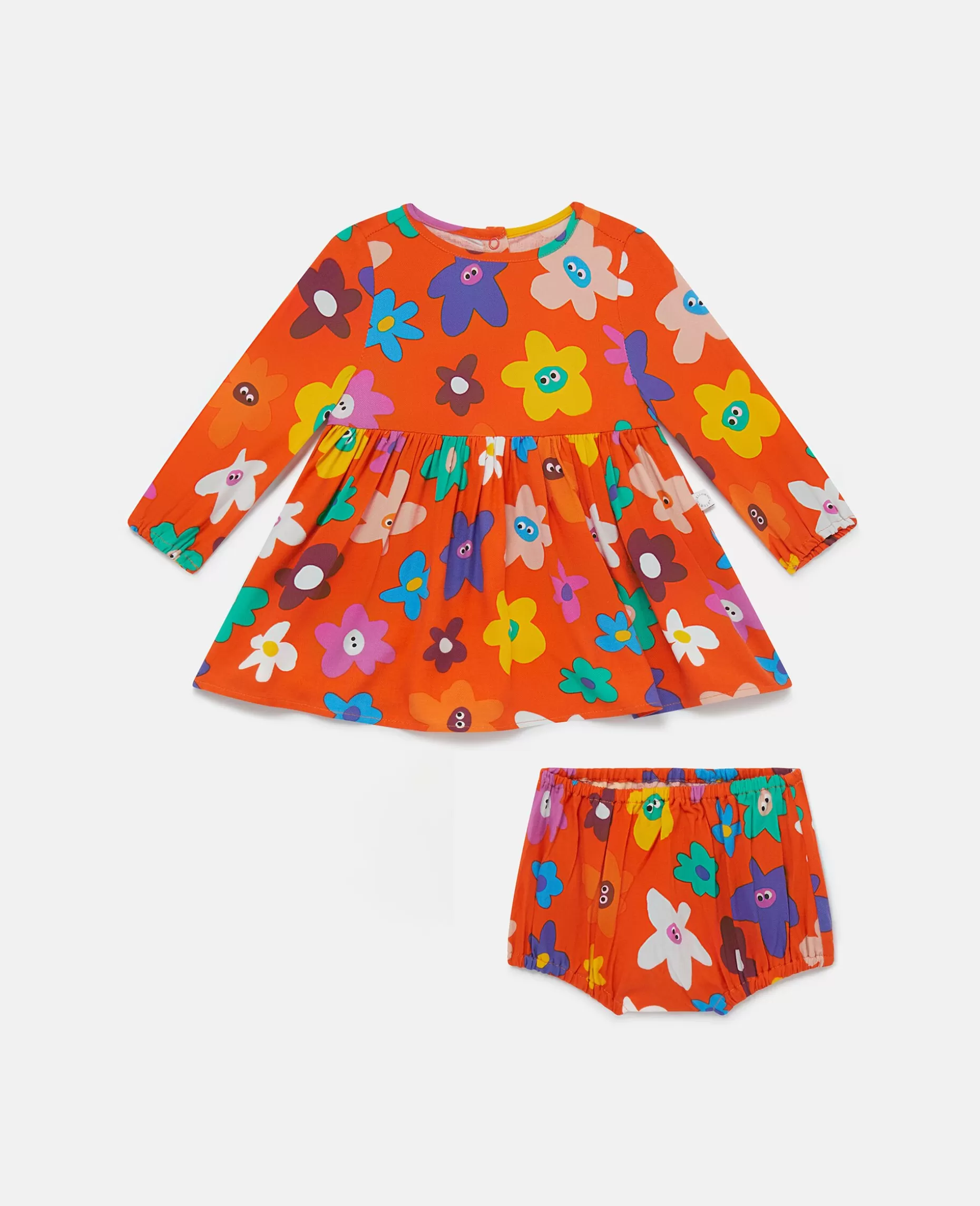 Smilende Blomsterprint Kjole Og Bloomers Saet^Stella McCartney Discount