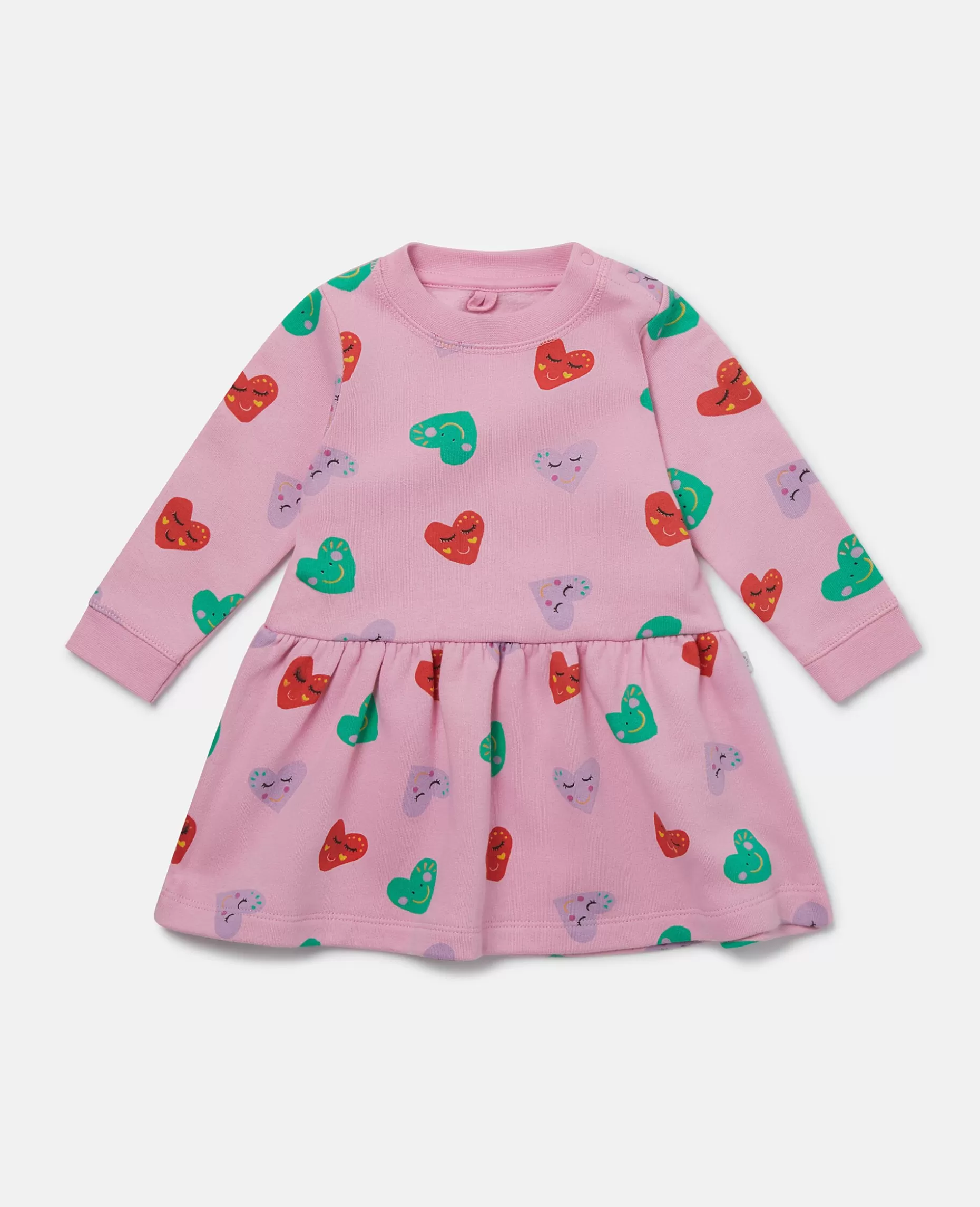 Smilende Hjerte Print Skater Kjole^Stella McCartney Online