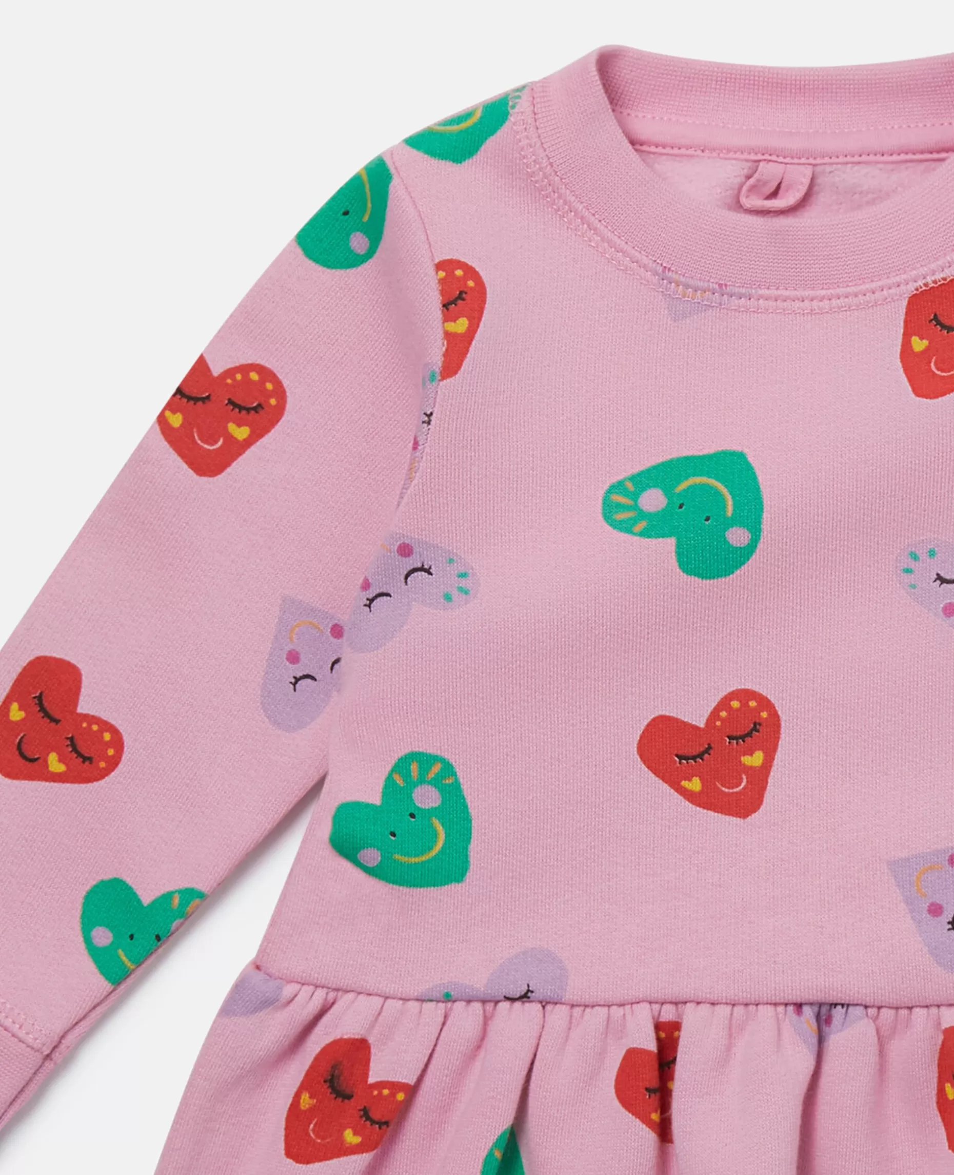 Smilende Hjerte Print Skater Kjole^Stella McCartney Online