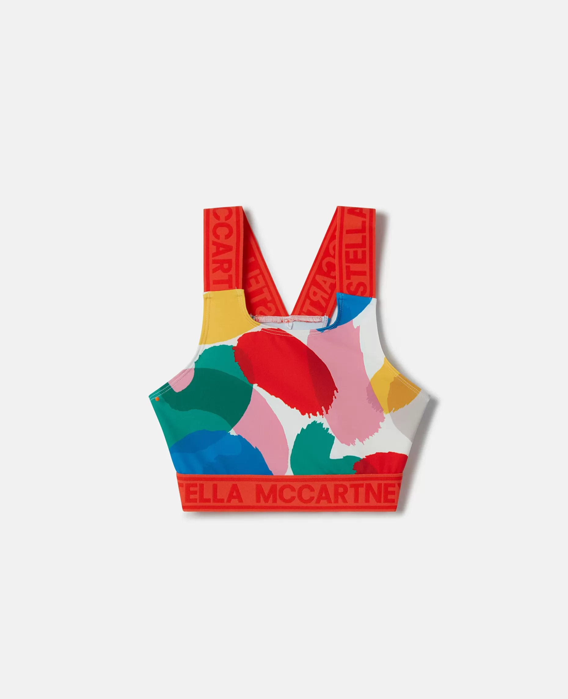 Smudge Print Sports Crop Top^Stella McCartney Shop