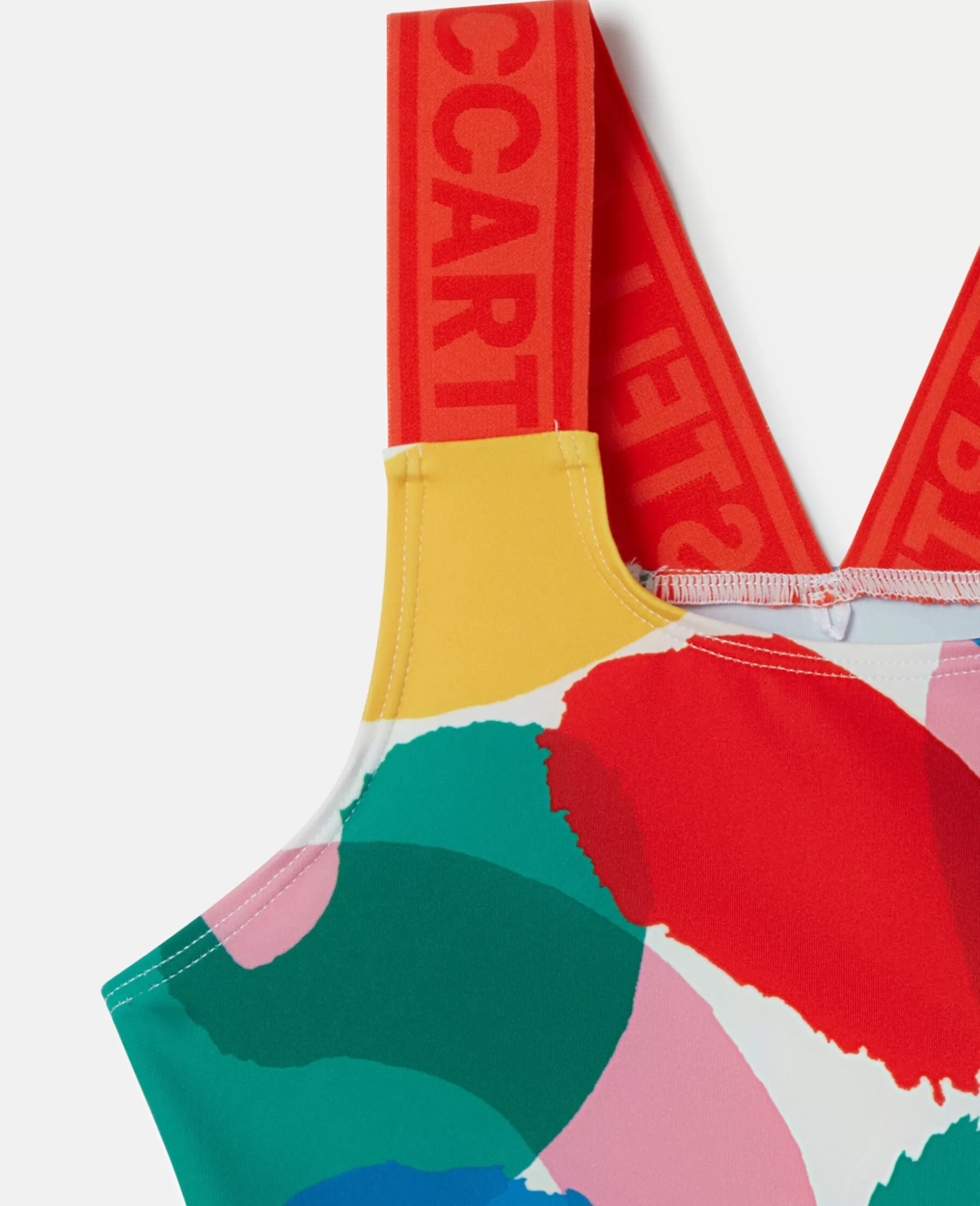 Smudge Print Sports Crop Top^Stella McCartney Shop