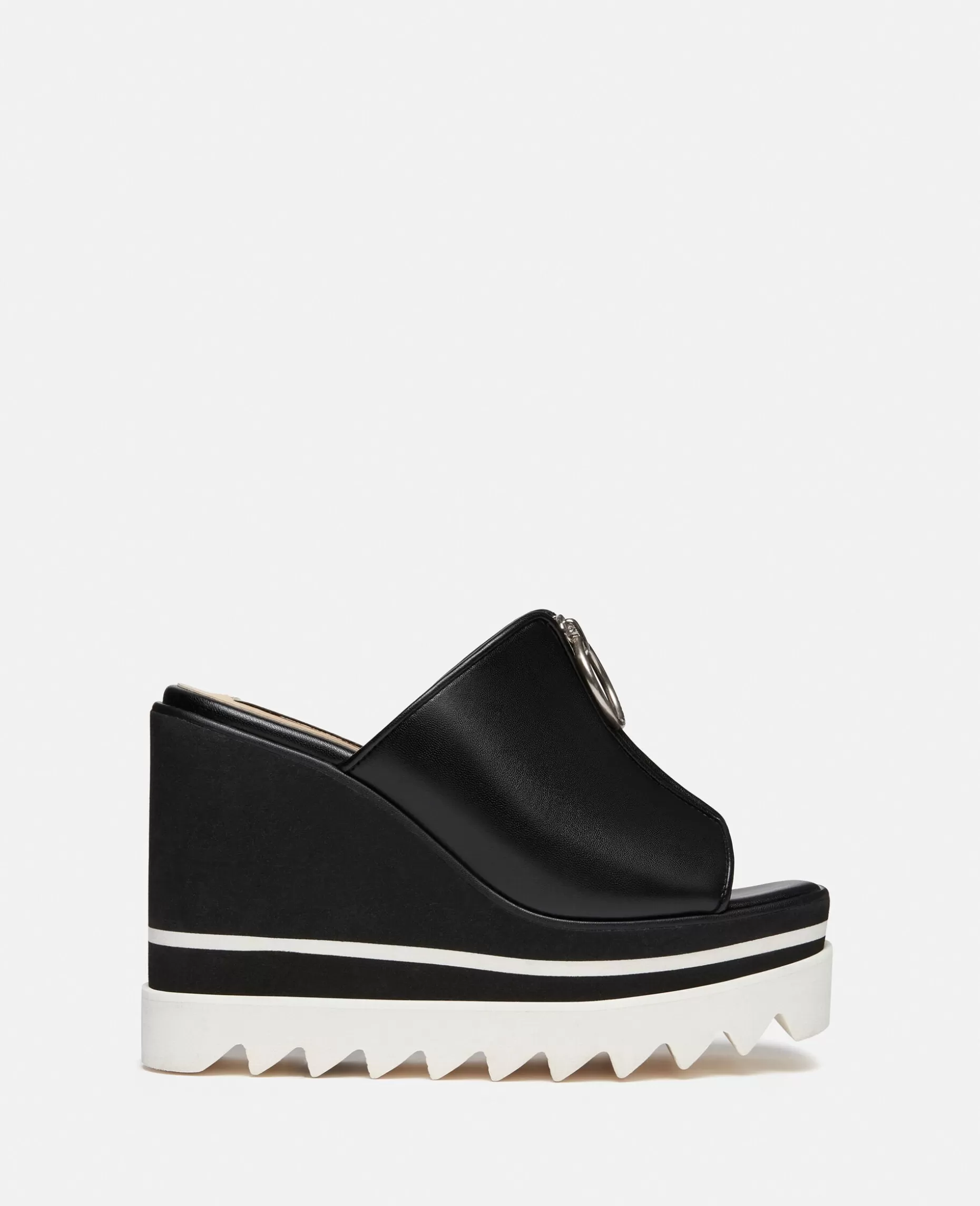 Sneak-Elyse Zip Slide Wedge Sandaler^Stella McCartney Fashion