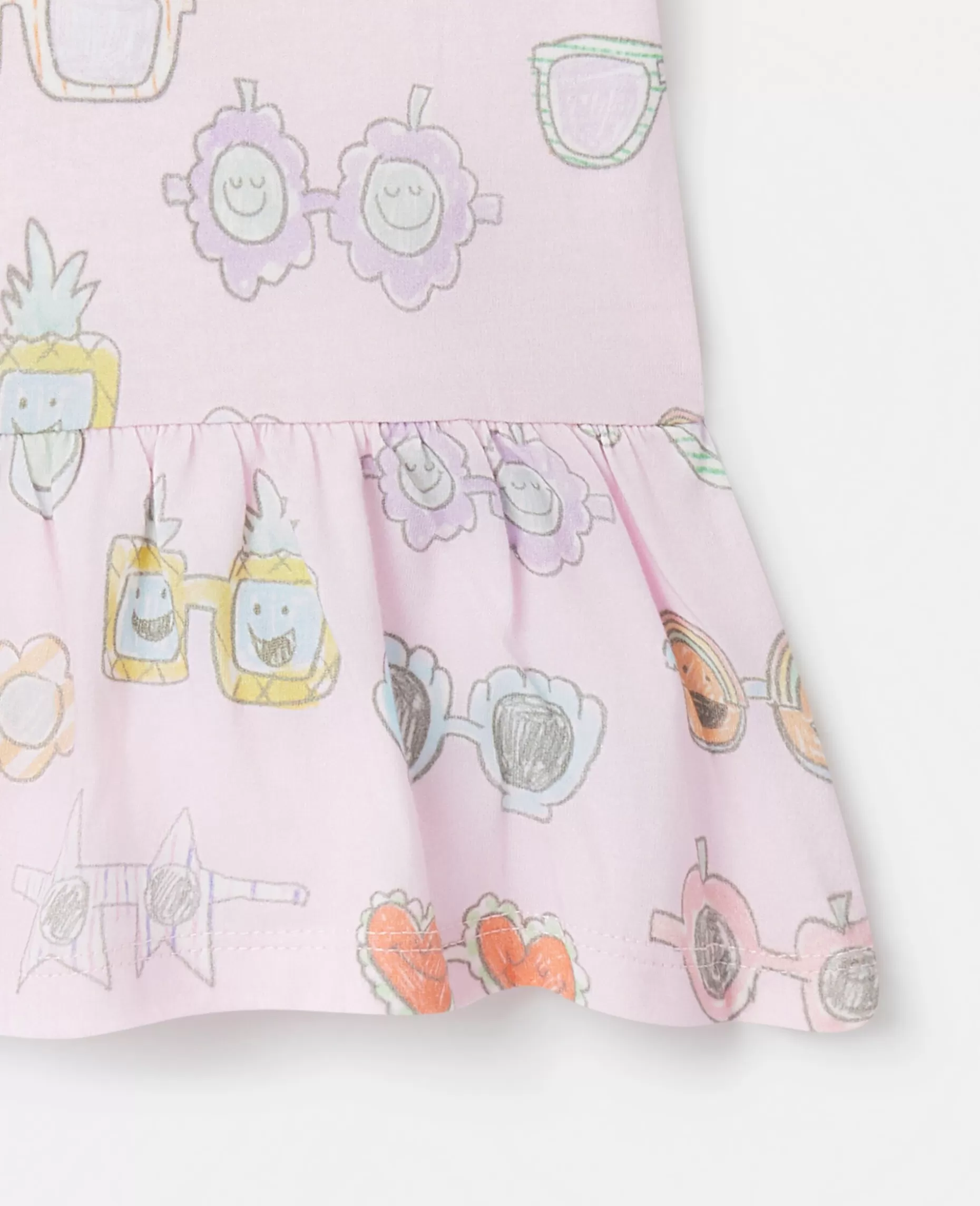 Solbriller Doodle Print Frilled Dress^Stella McCartney Hot