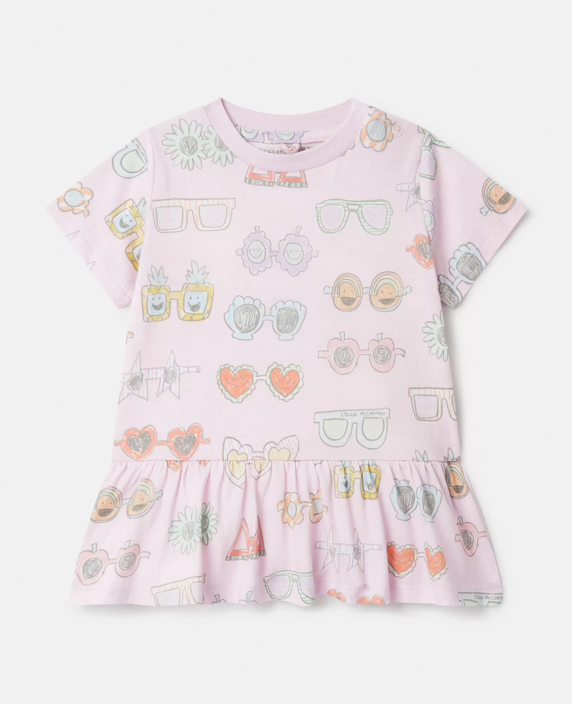 Solbriller Doodle Print Frilled Dress^Stella McCartney Hot