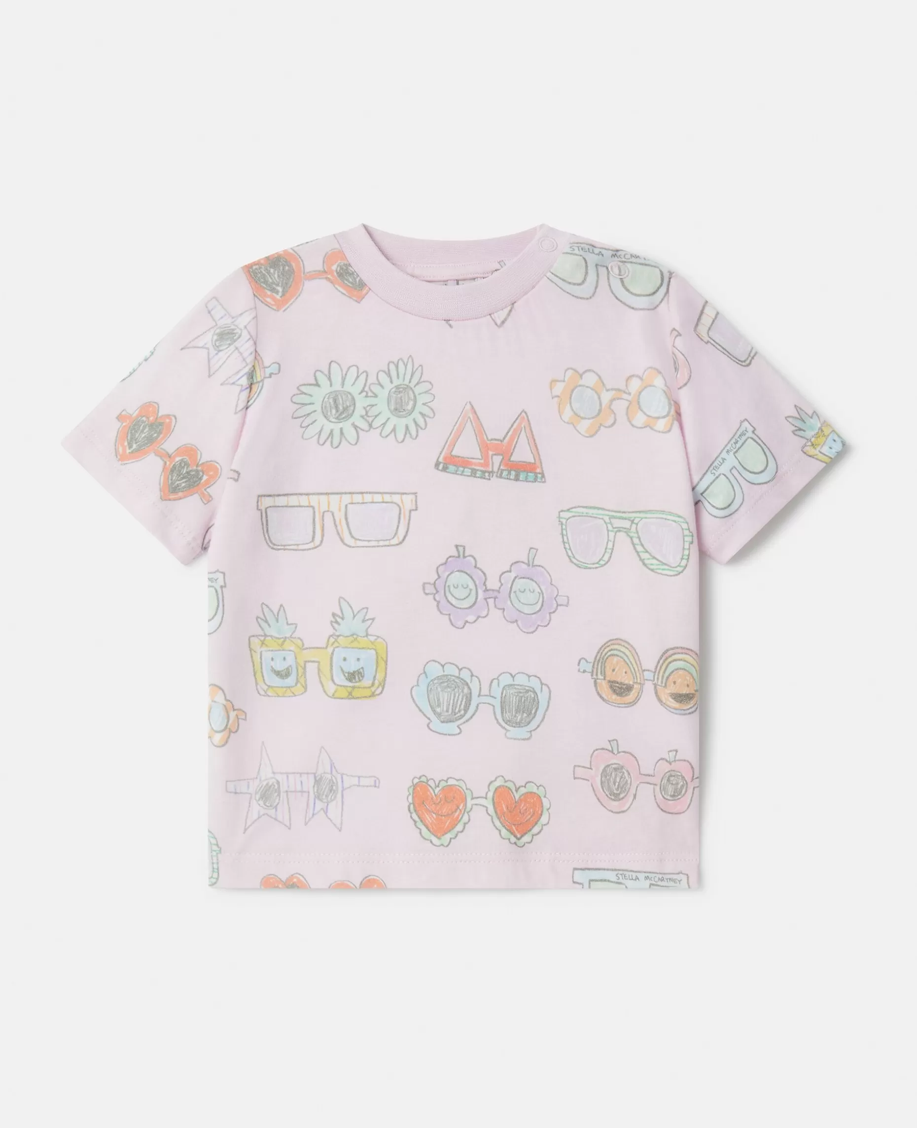 Solbriller Doodle Print T-Shirt^Stella McCartney Clearance