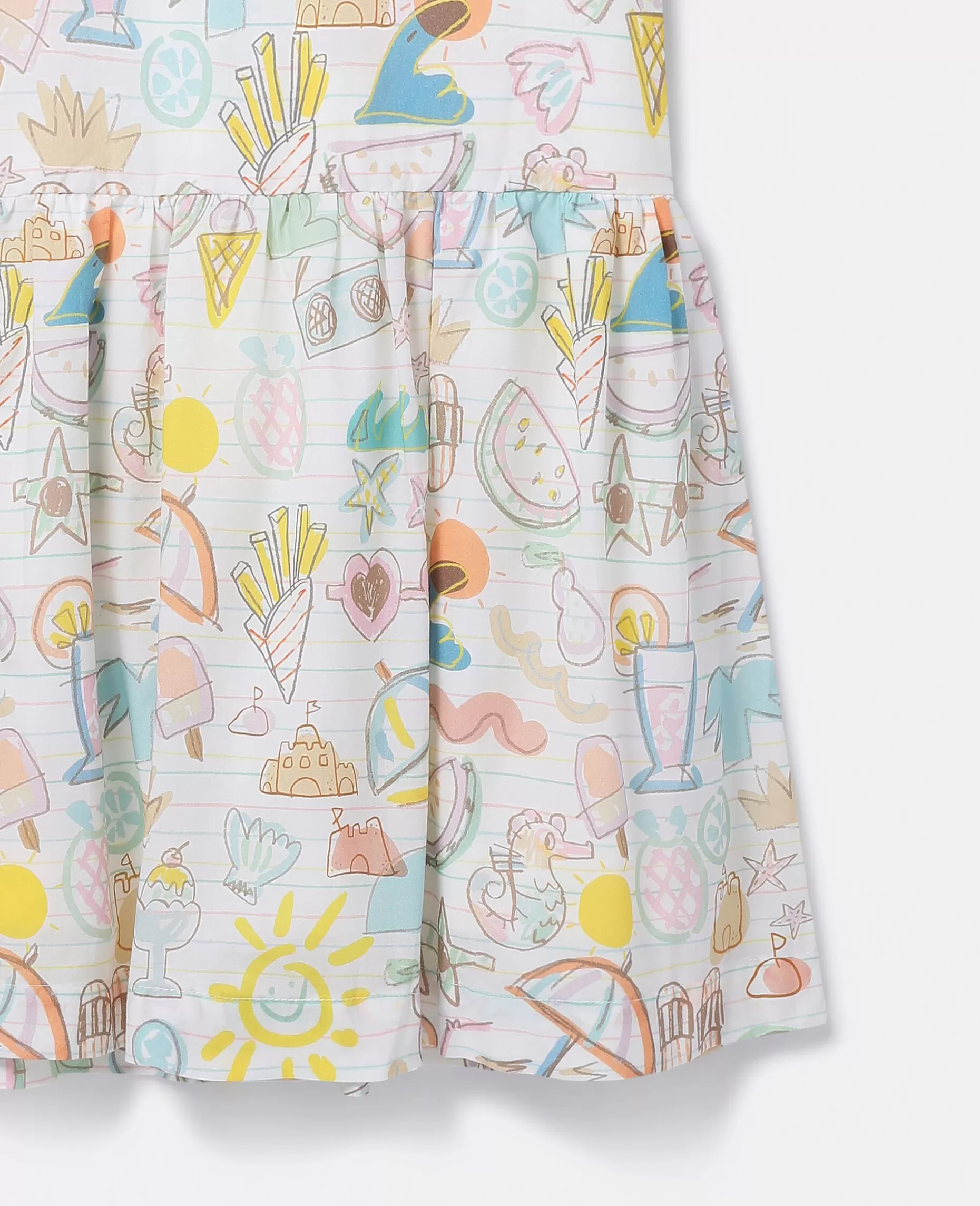 Sommer Doodles Print Skjortekjole^Stella McCartney Discount