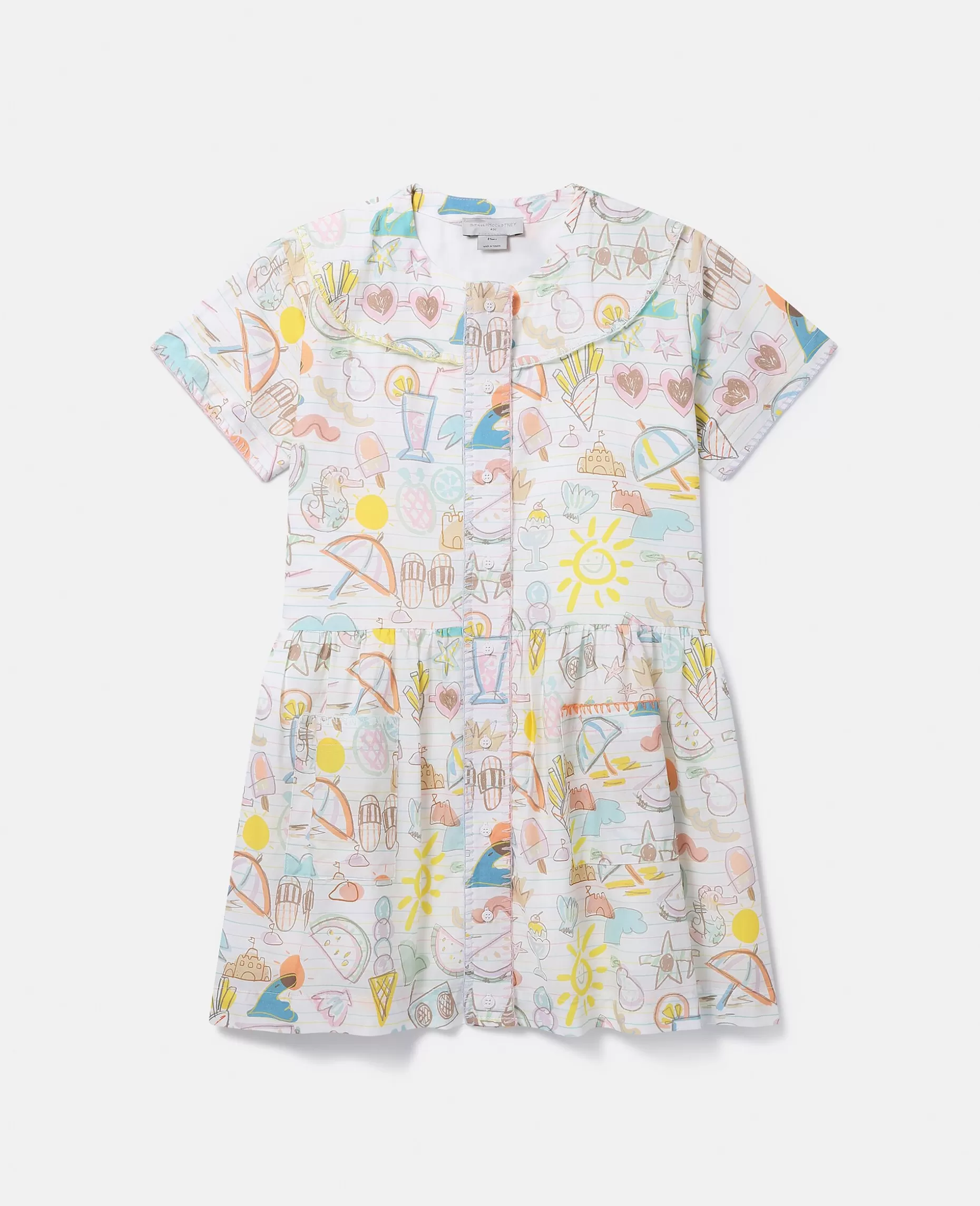 Sommer Doodles Print Skjortekjole^Stella McCartney Discount