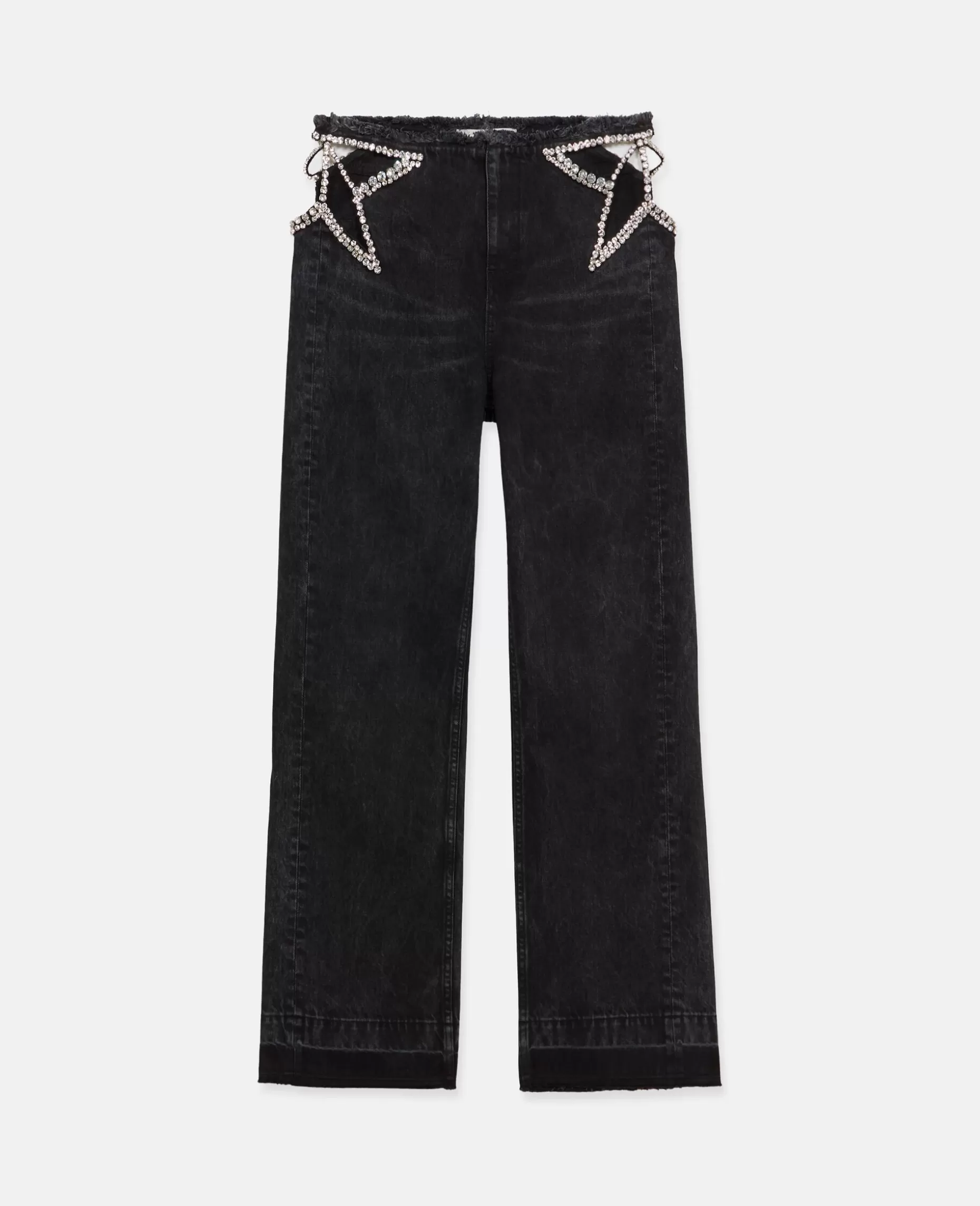 Star Cut-Out Low-Rise Jeans^Stella McCartney Sale