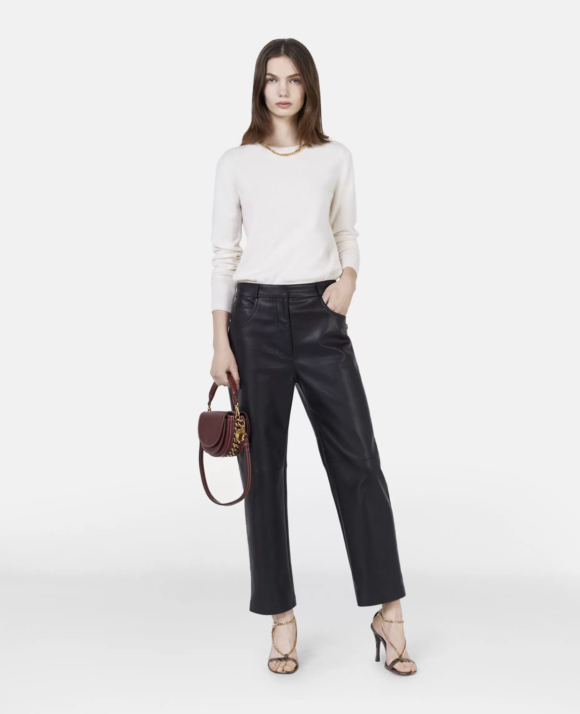 Stella Iconics Alter Mat Bukser Med Lige Ben^Stella McCartney Online
