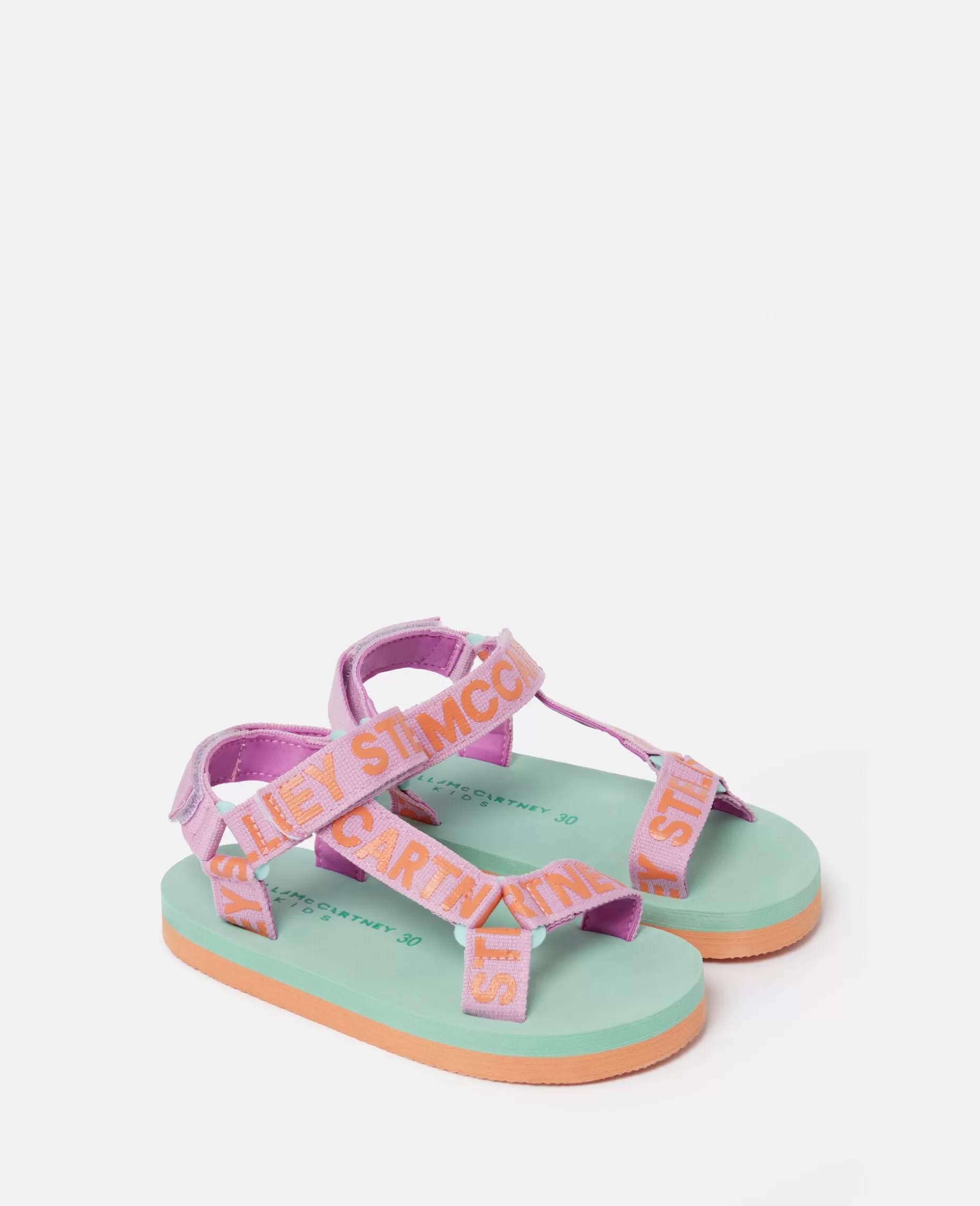 Stella Logo Tape Sandaler^Stella McCartney Fashion