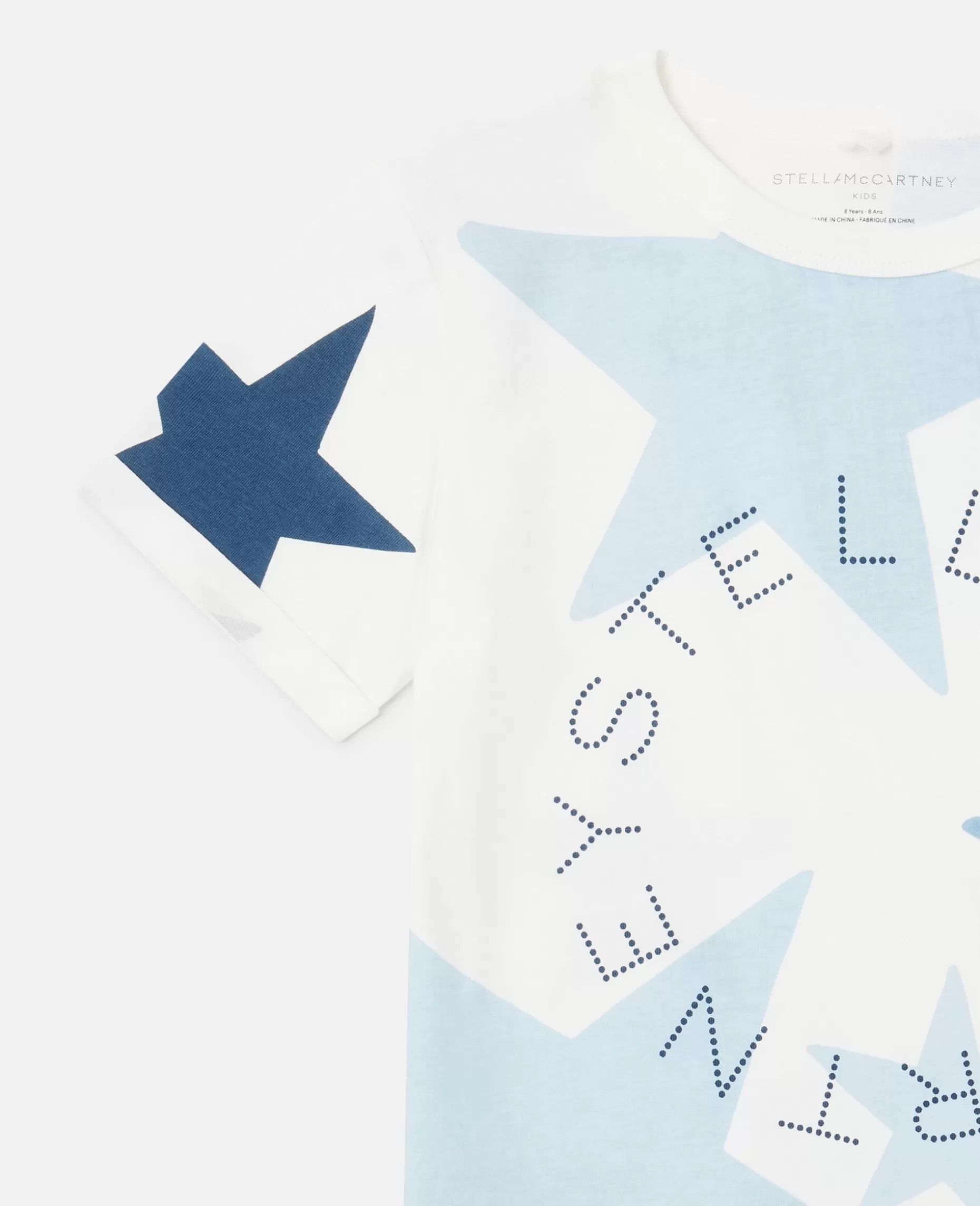 Stella T-Shirt Med Stjernetryk Med Logo^Stella McCartney Fashion