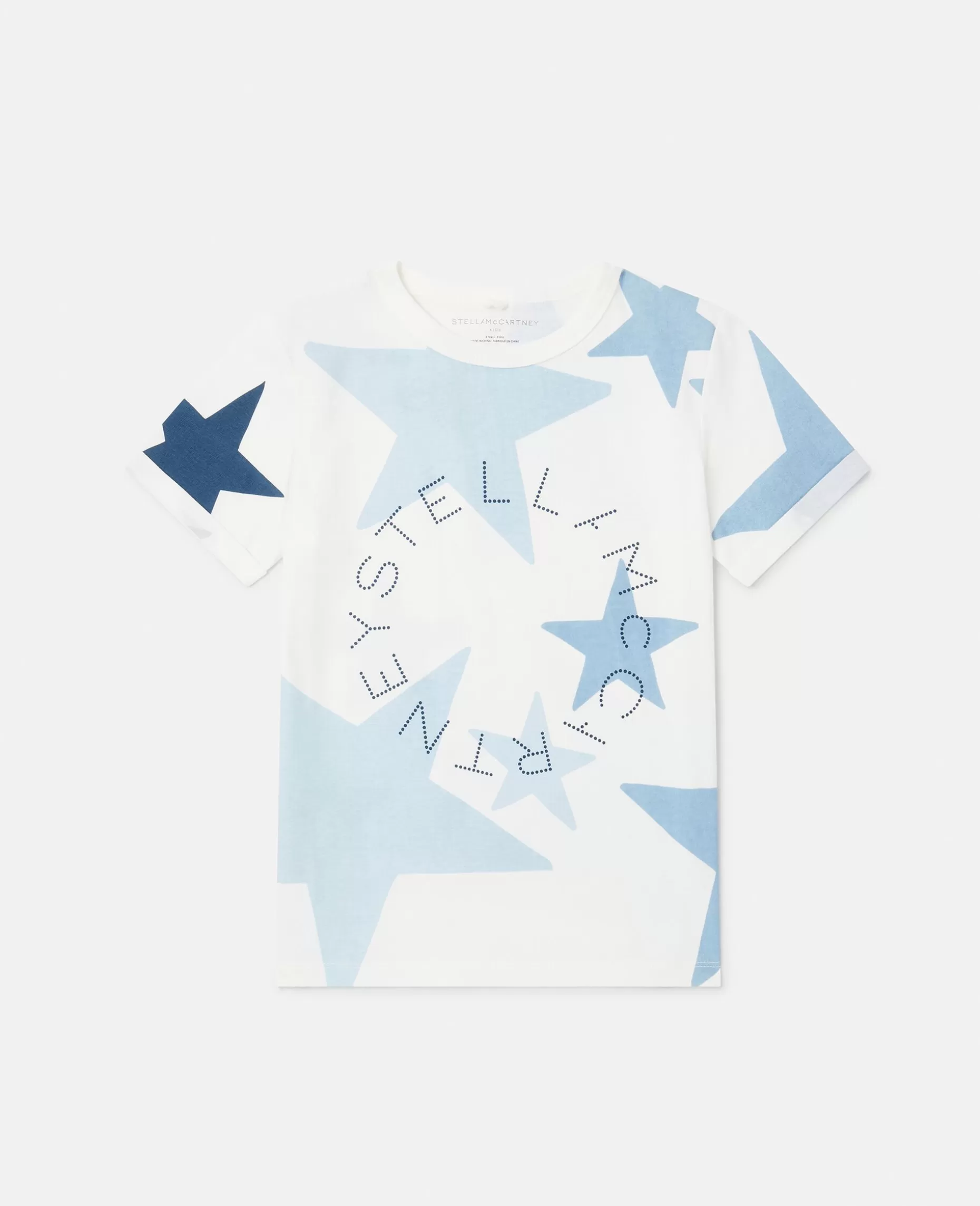 Stella T-Shirt Med Stjernetryk Med Logo^Stella McCartney Fashion