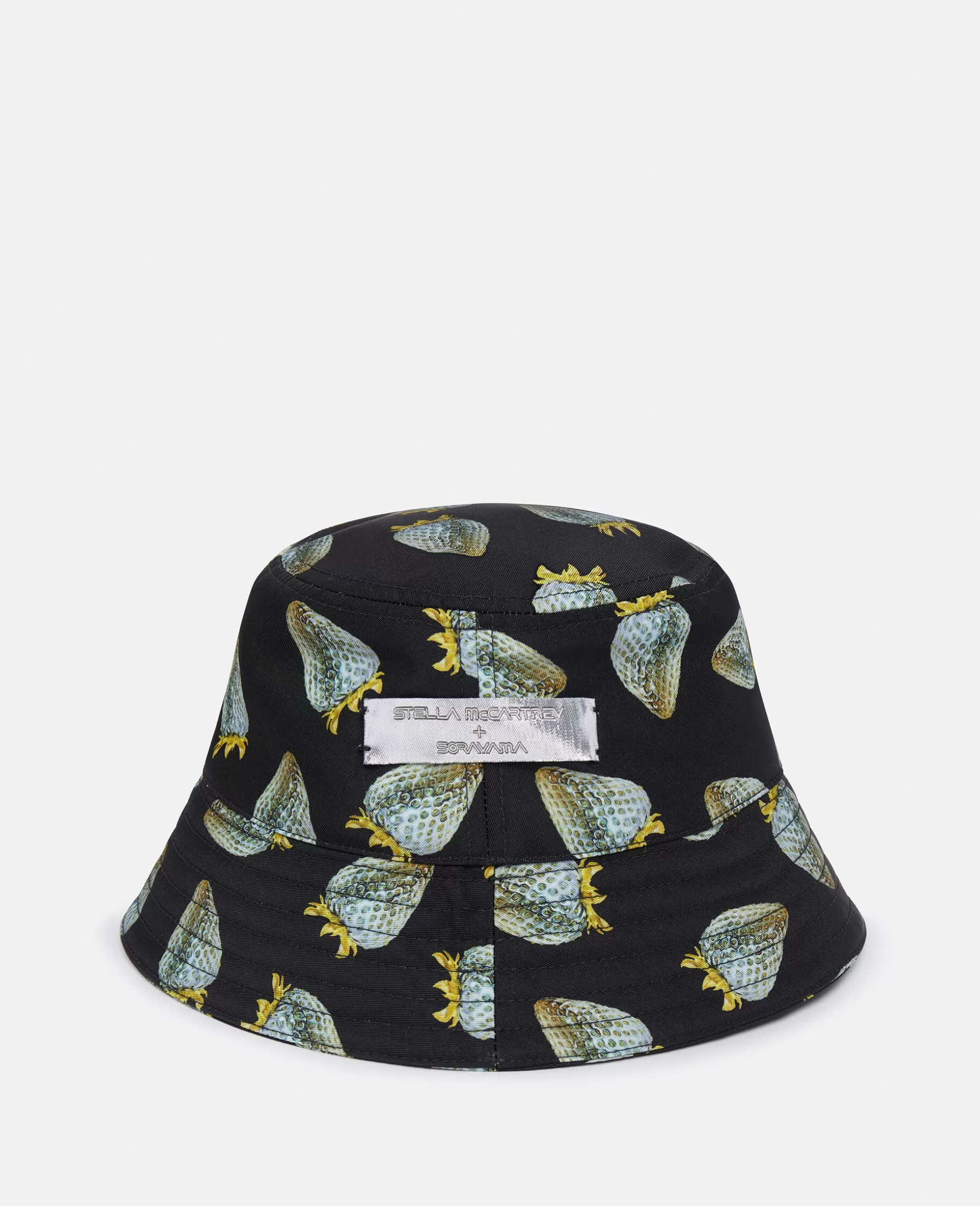 Strawberry-Print Regenereret Nylon Bucket Hat^Stella McCartney Hot