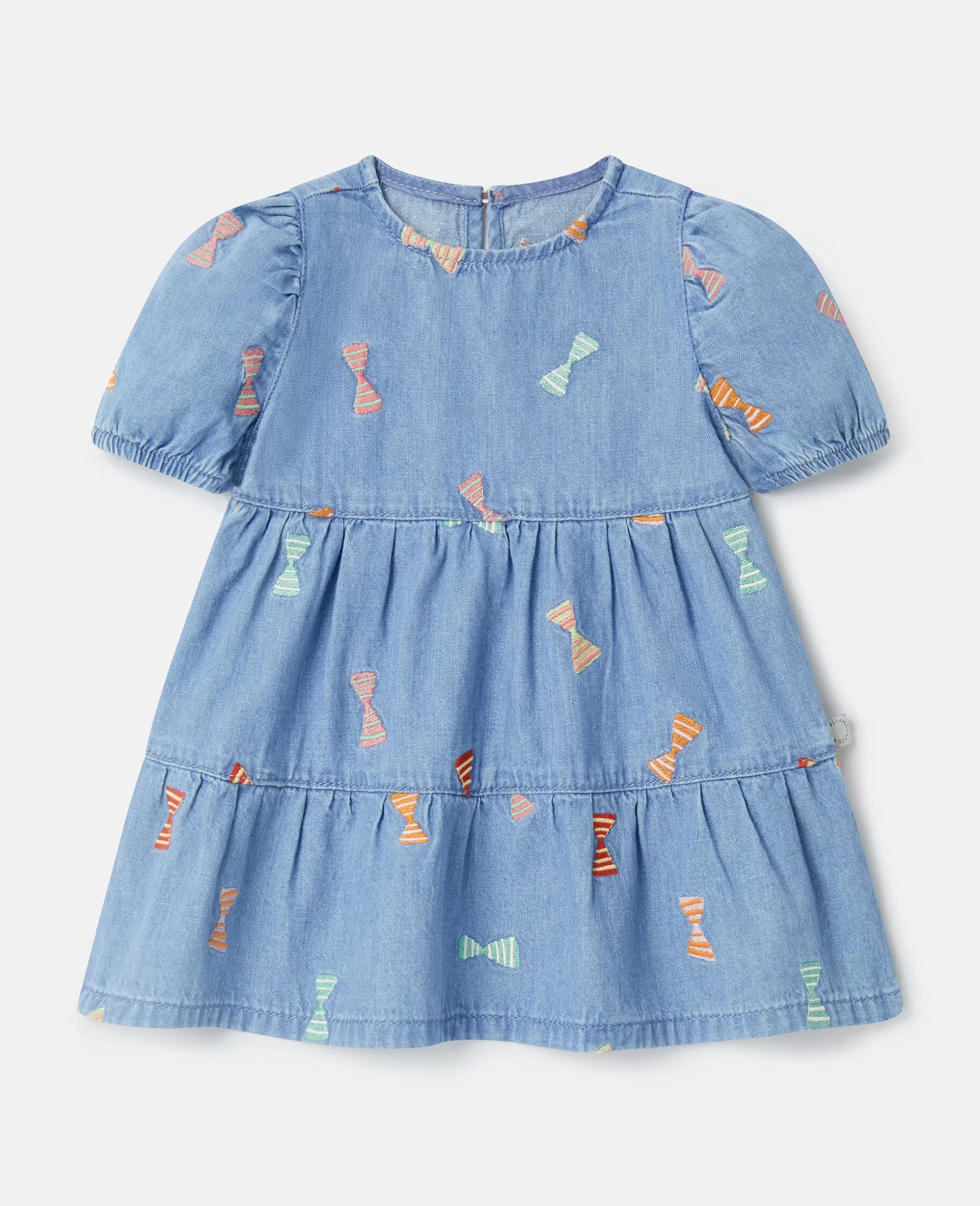 Stribet Denimkjole Med Slojfetryk^Stella McCartney Outlet