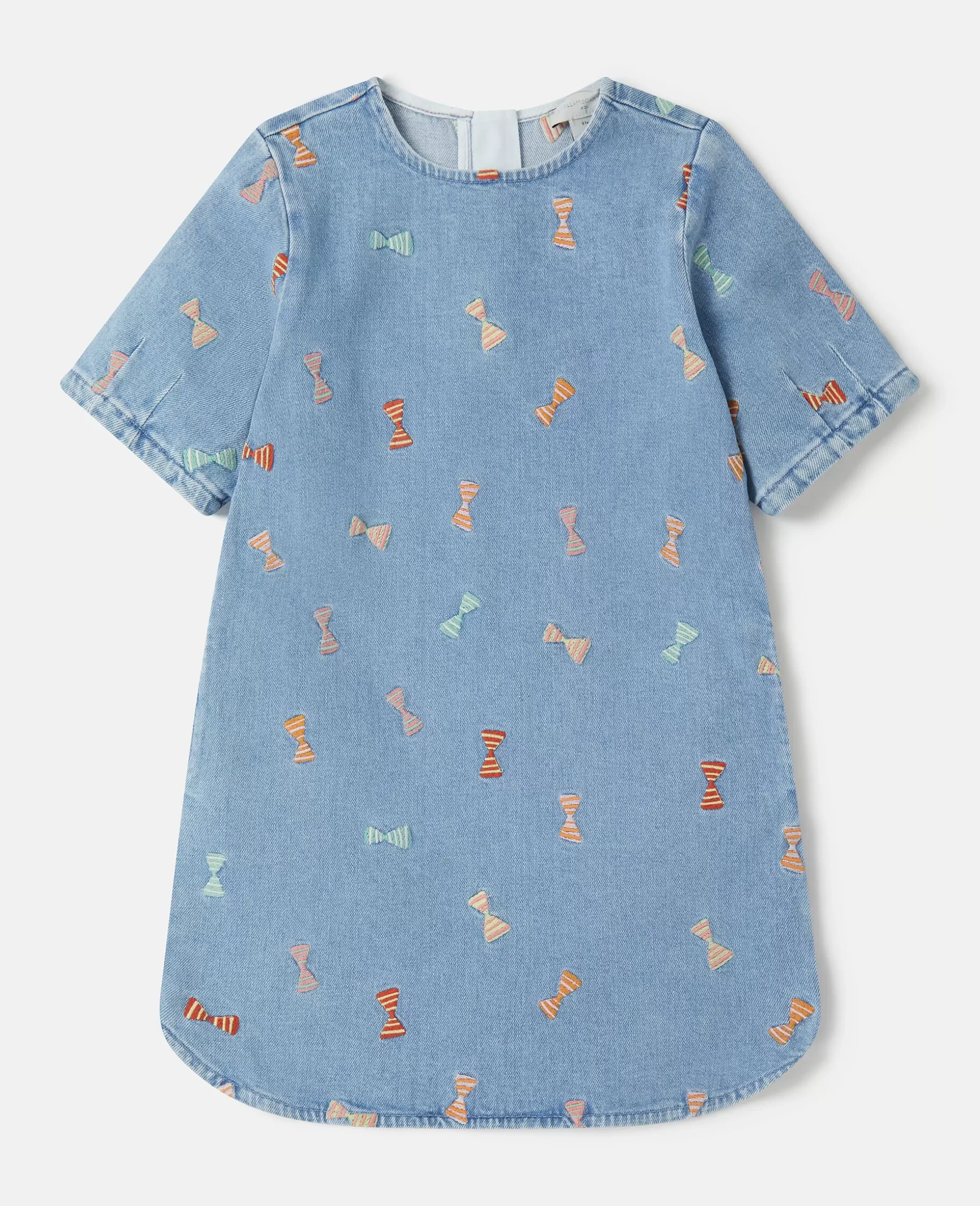 Stribet Slojfebroderi Denimkjole^Stella McCartney Flash Sale
