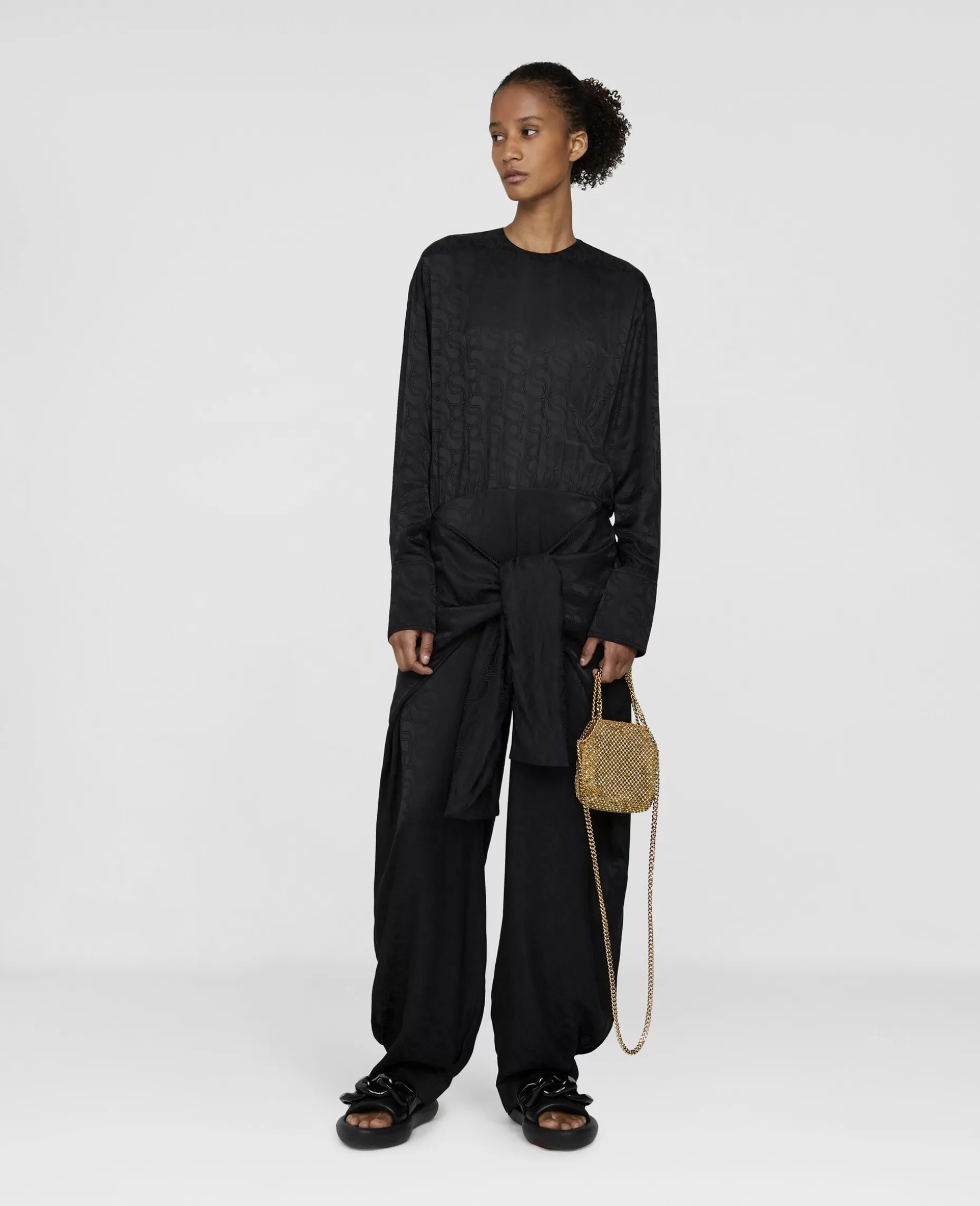 S-Wave Jacquard Wrap Jumpsuit^Stella McCartney Shop
