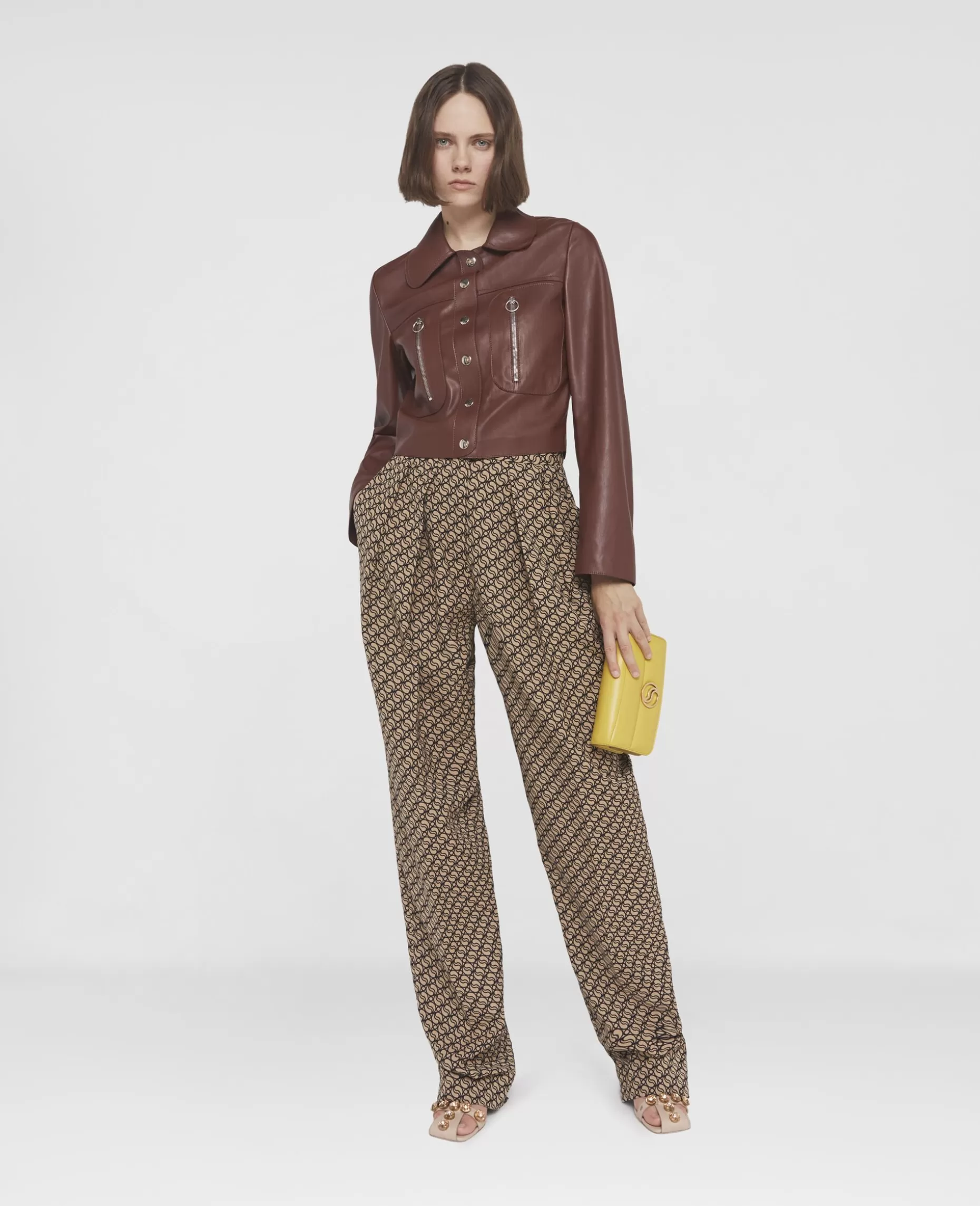 S-Wave Plisserede Bukser Med Lige Ben Foran^Stella McCartney Clearance