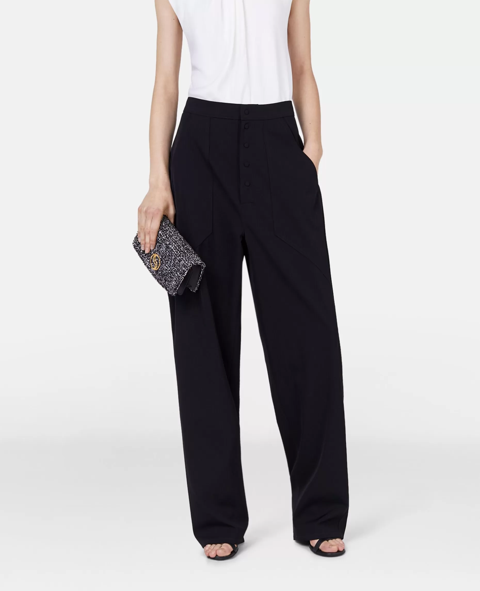 S-Wave Polstret Tweed Pung Pa Strop^Stella McCartney Cheap