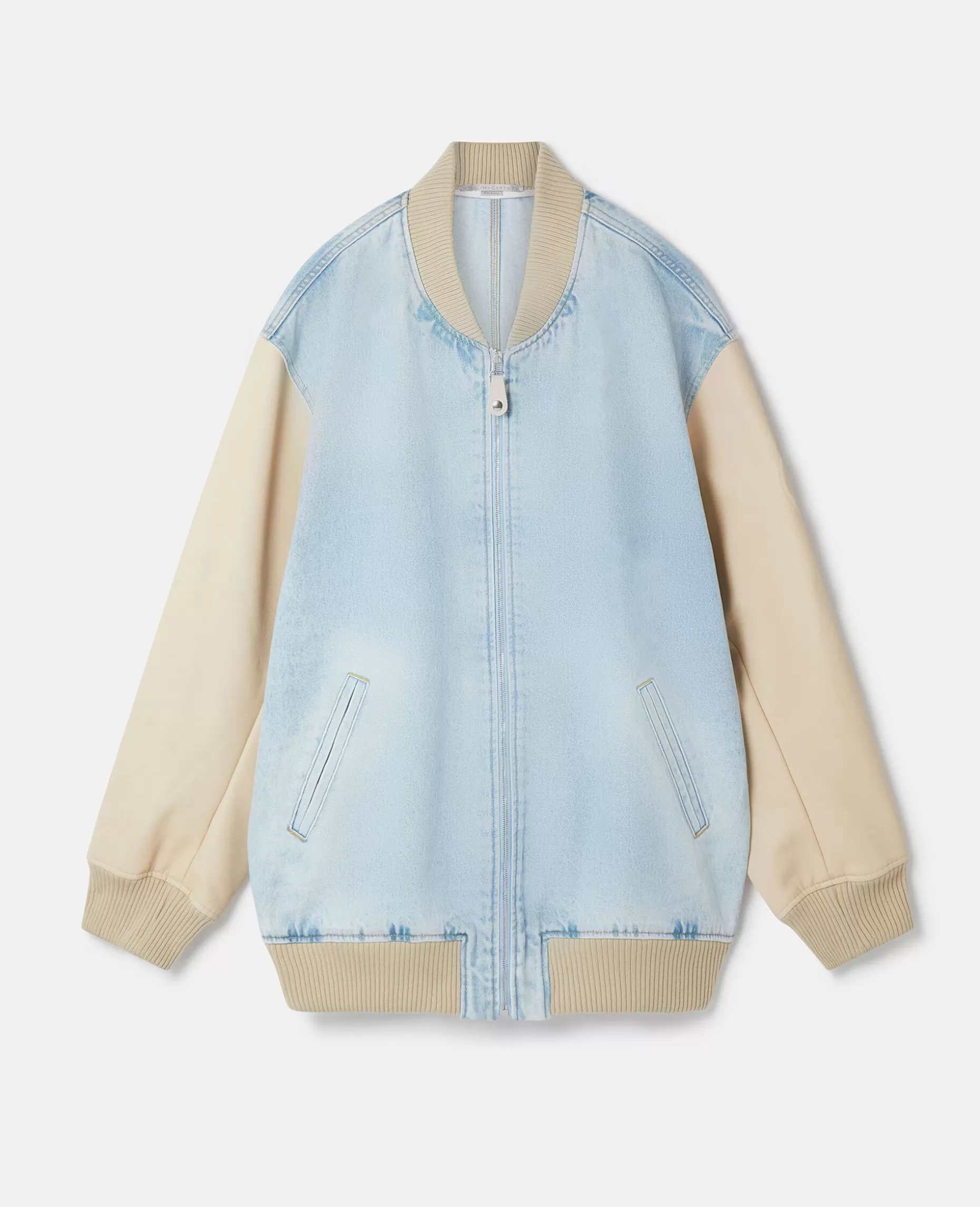 S-Wave Vintage Wash Denim Bomberjakke^Stella McCartney Shop