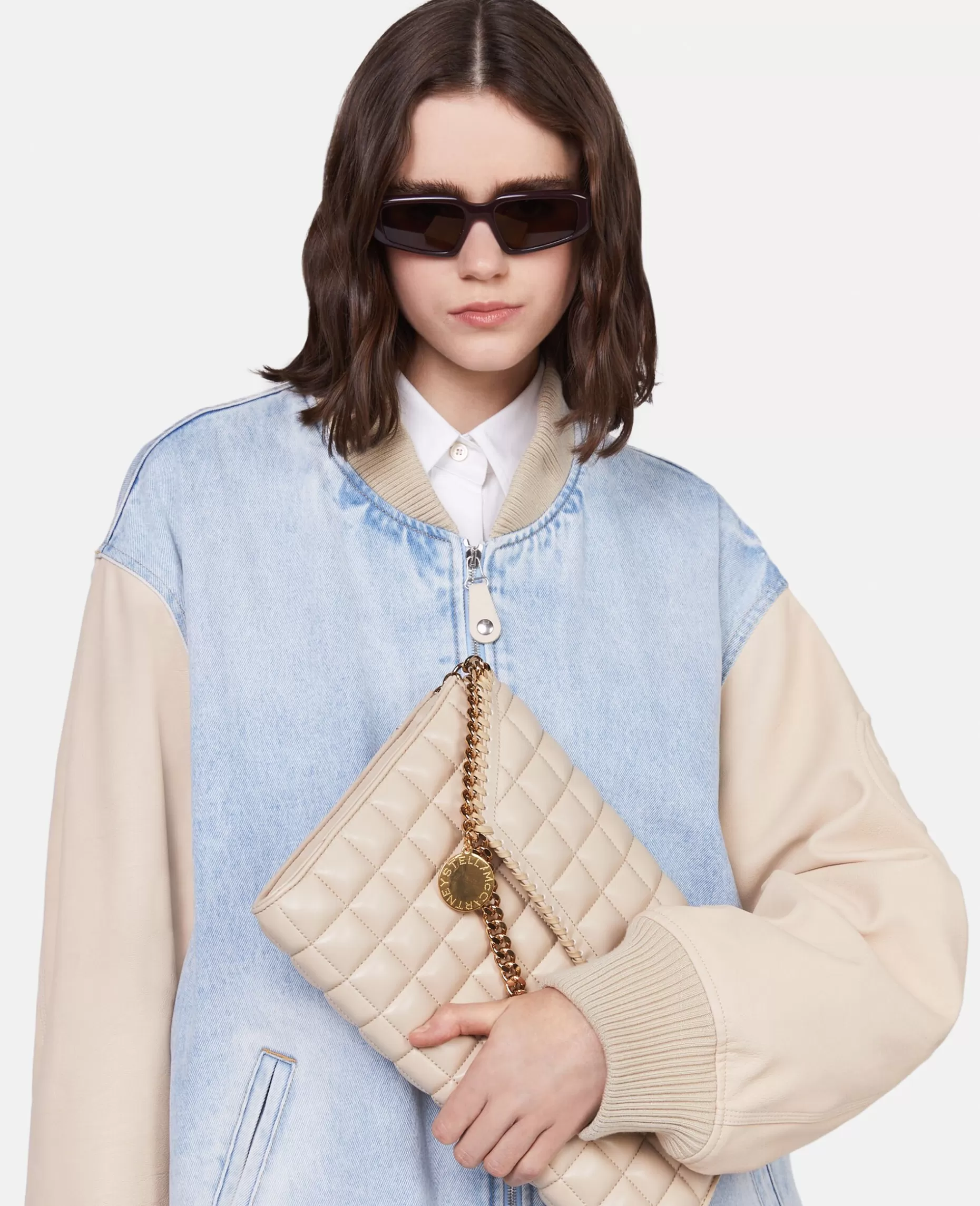 S-Wave Vintage Wash Denim Bomberjakke^Stella McCartney Shop