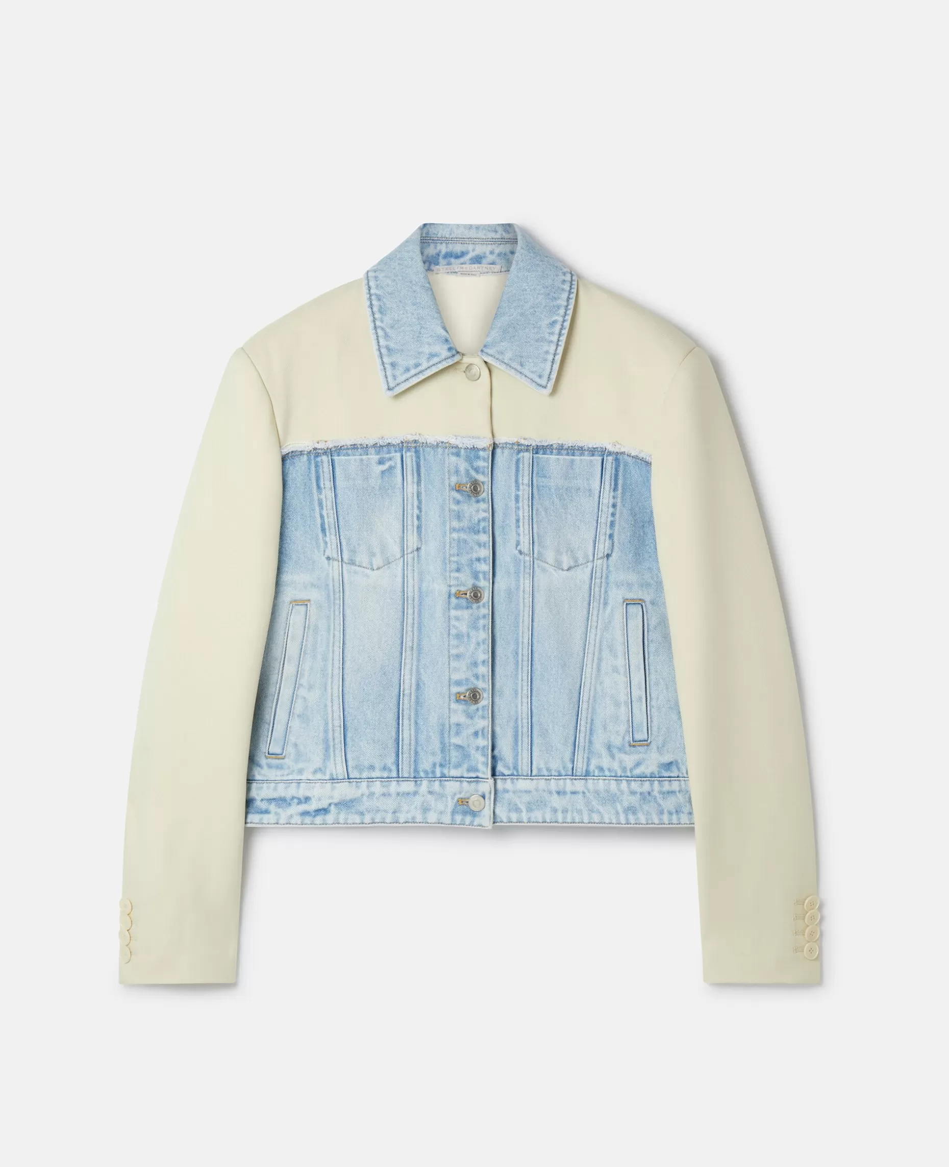 Tofarvet Denimjakke Med Paneler^Stella McCartney Cheap