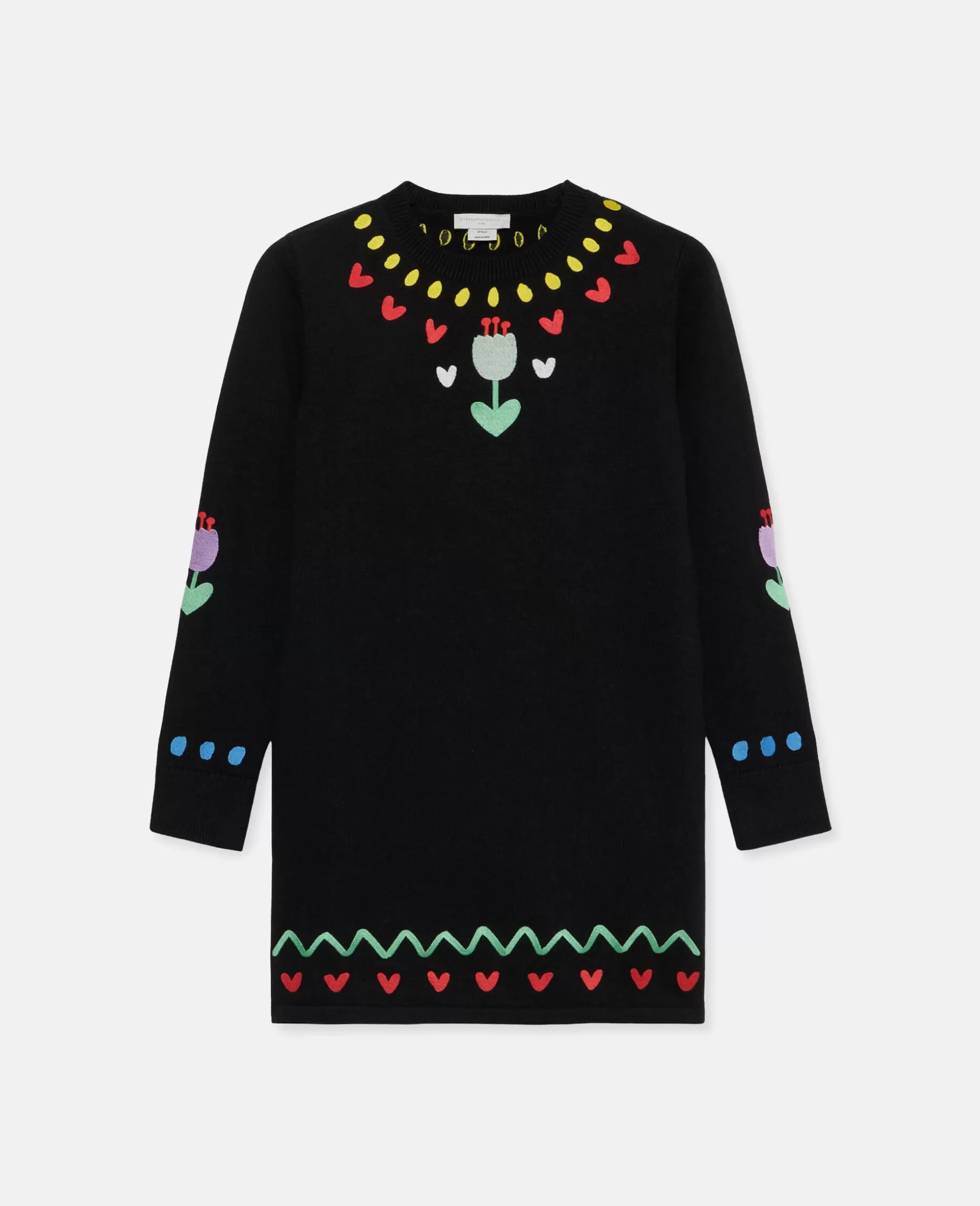 Tulipan Broderet Sweaterkjole^Stella McCartney Shop