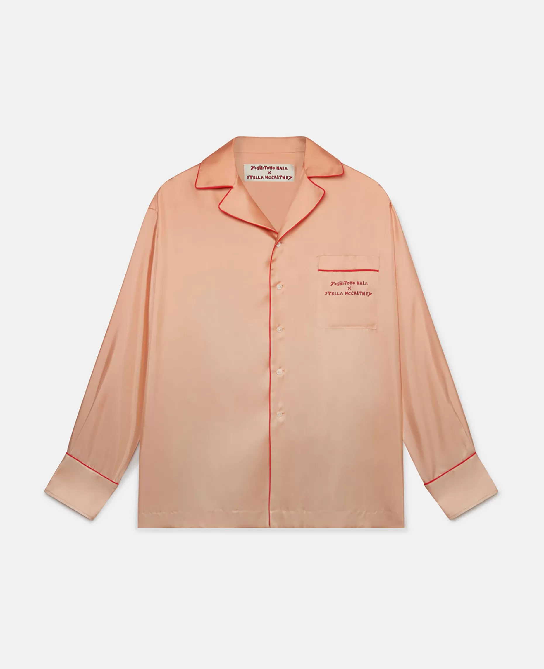 Twins I Print Silk Twill Skjorte^Stella McCartney Flash Sale