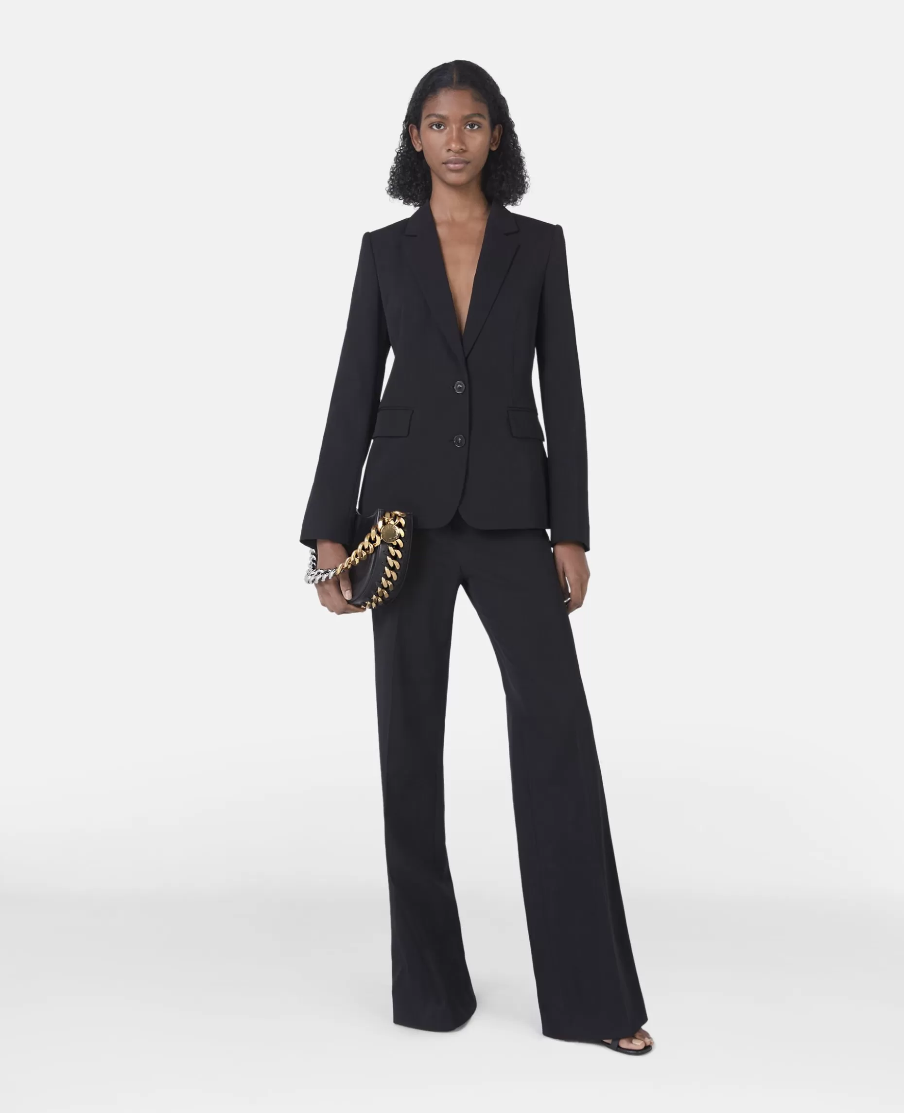 Uld Flanell Slim Fit Boyfriend Blazer^Stella McCartney Best