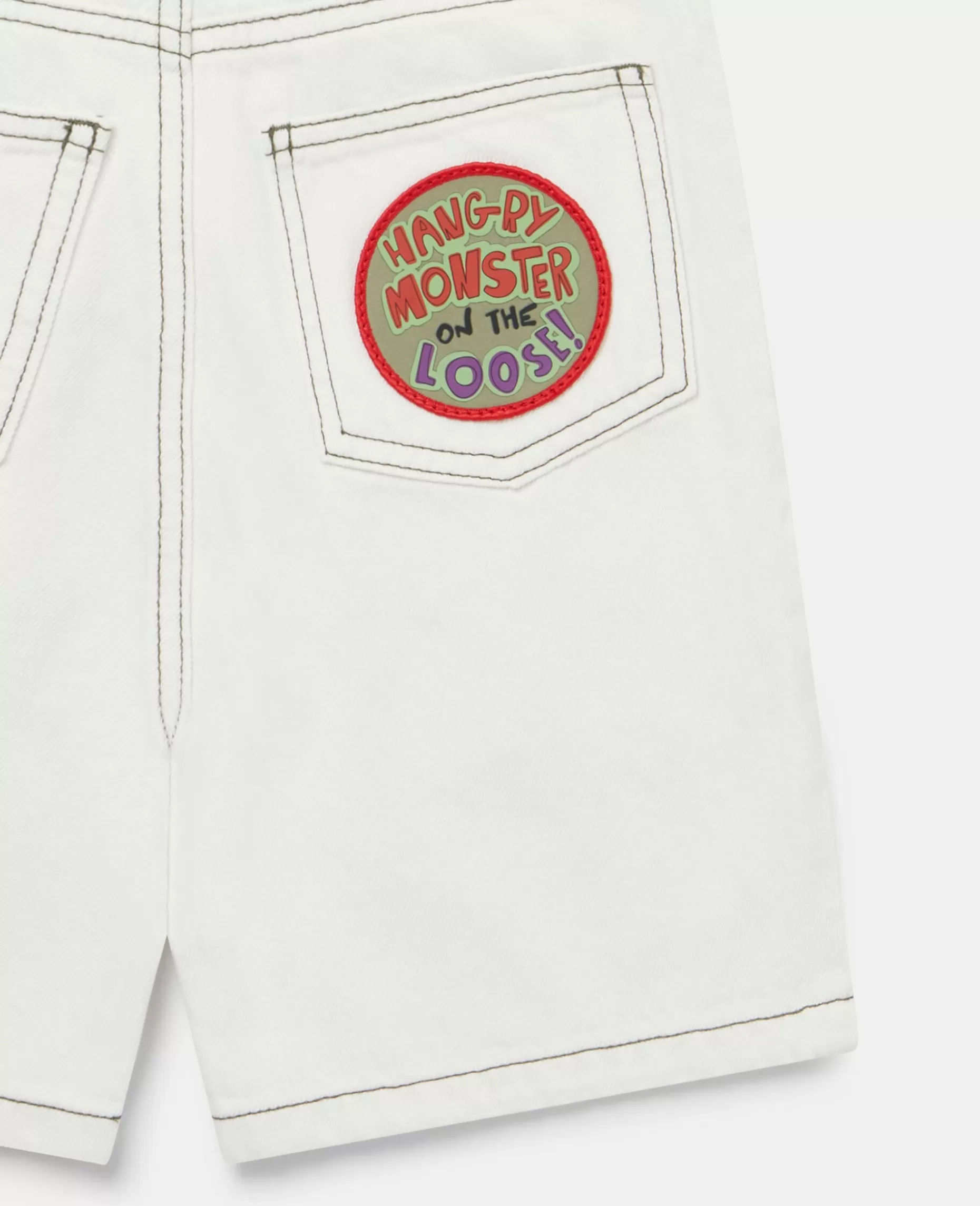 Vegetabilske Denimshorts Med Broderi^Stella McCartney Cheap