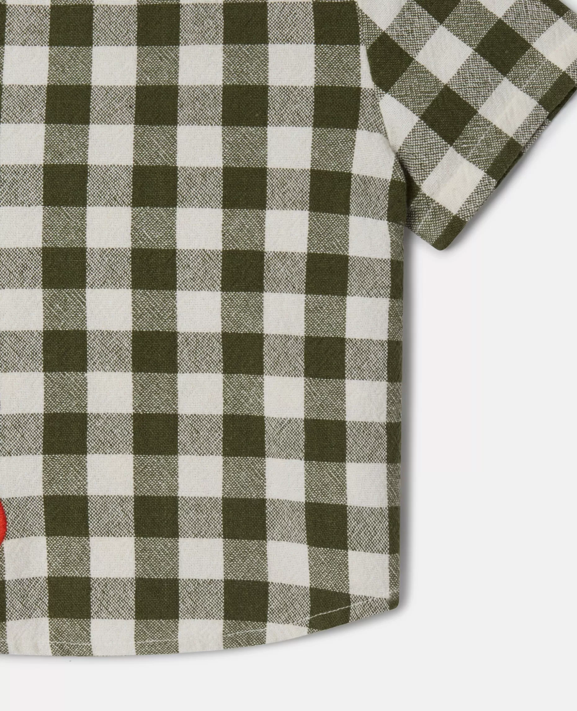 Veggie Broderet Gingham Skjorte^Stella McCartney Best Sale