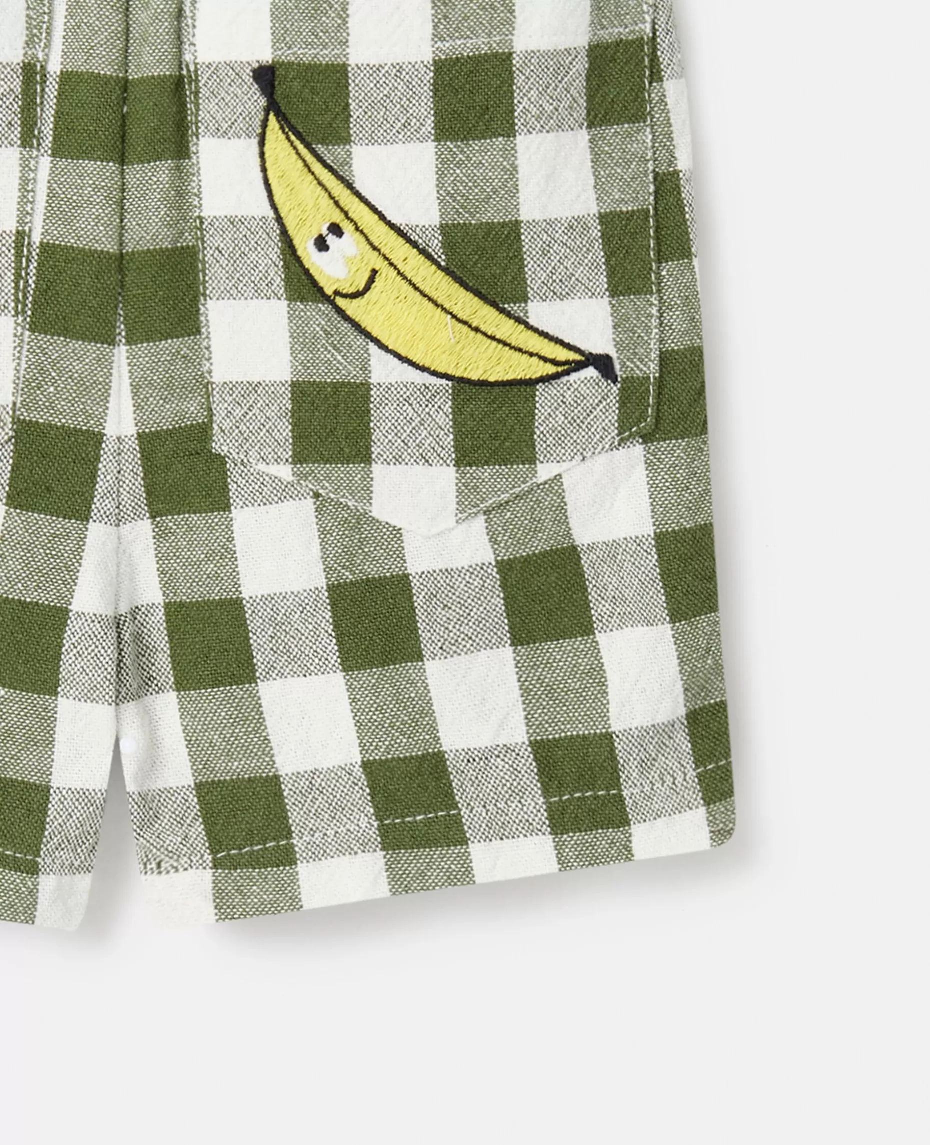 Veggie Broderet Gingham Skjorte^Stella McCartney Best Sale