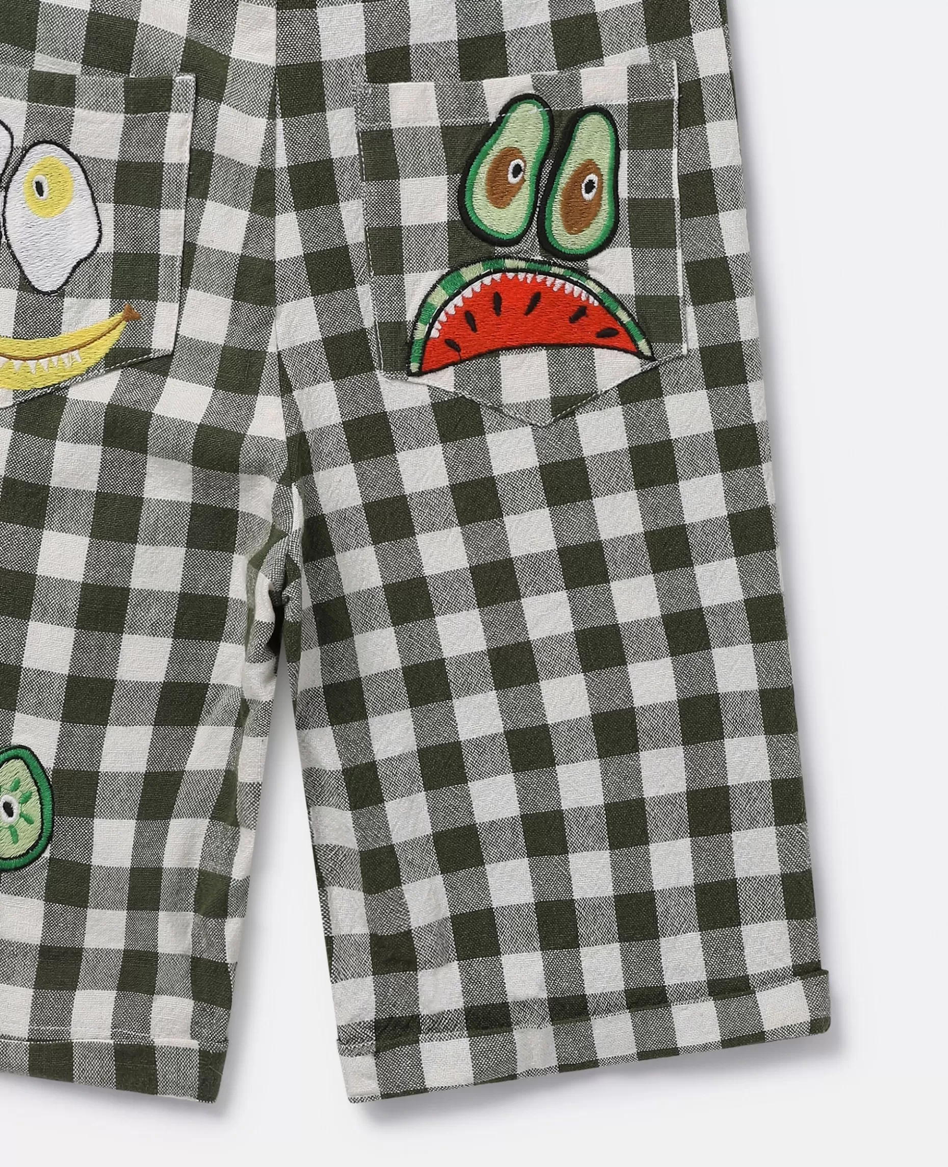 Veggie Broderi Gingham Shorts^Stella McCartney Clearance