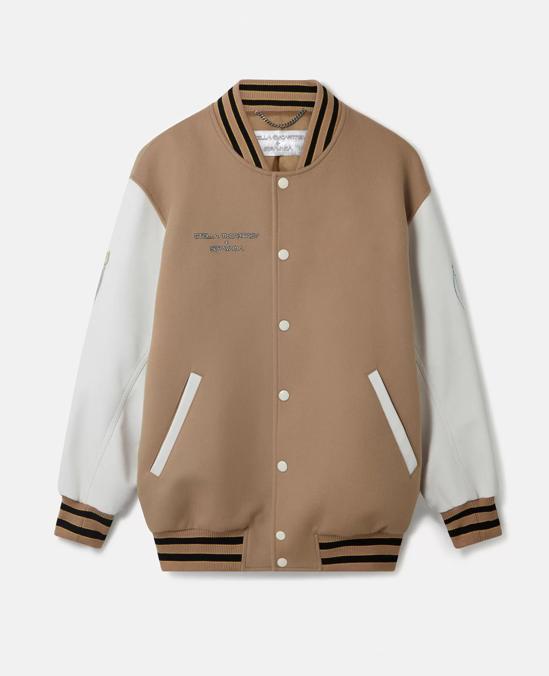 Vitruvian Woman Graphic Wool Varsity-Jakke^Stella McCartney Best Sale