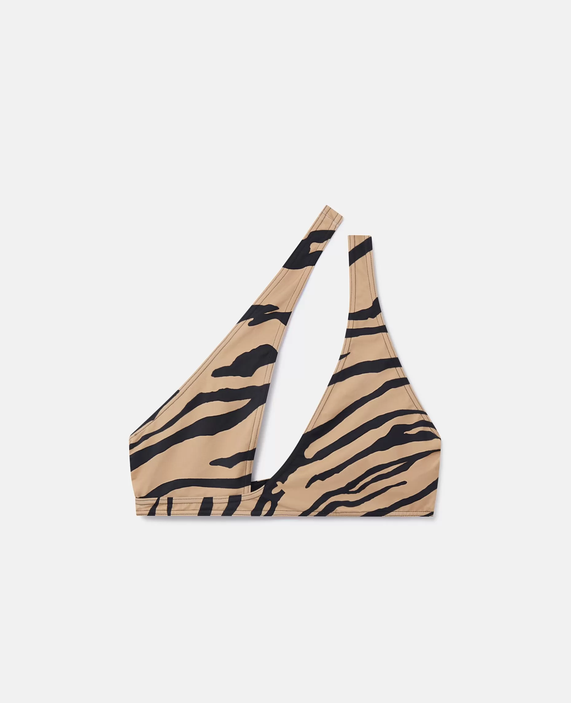 Zebra Print Bikini Top Med Udskaering^Stella McCartney Flash Sale