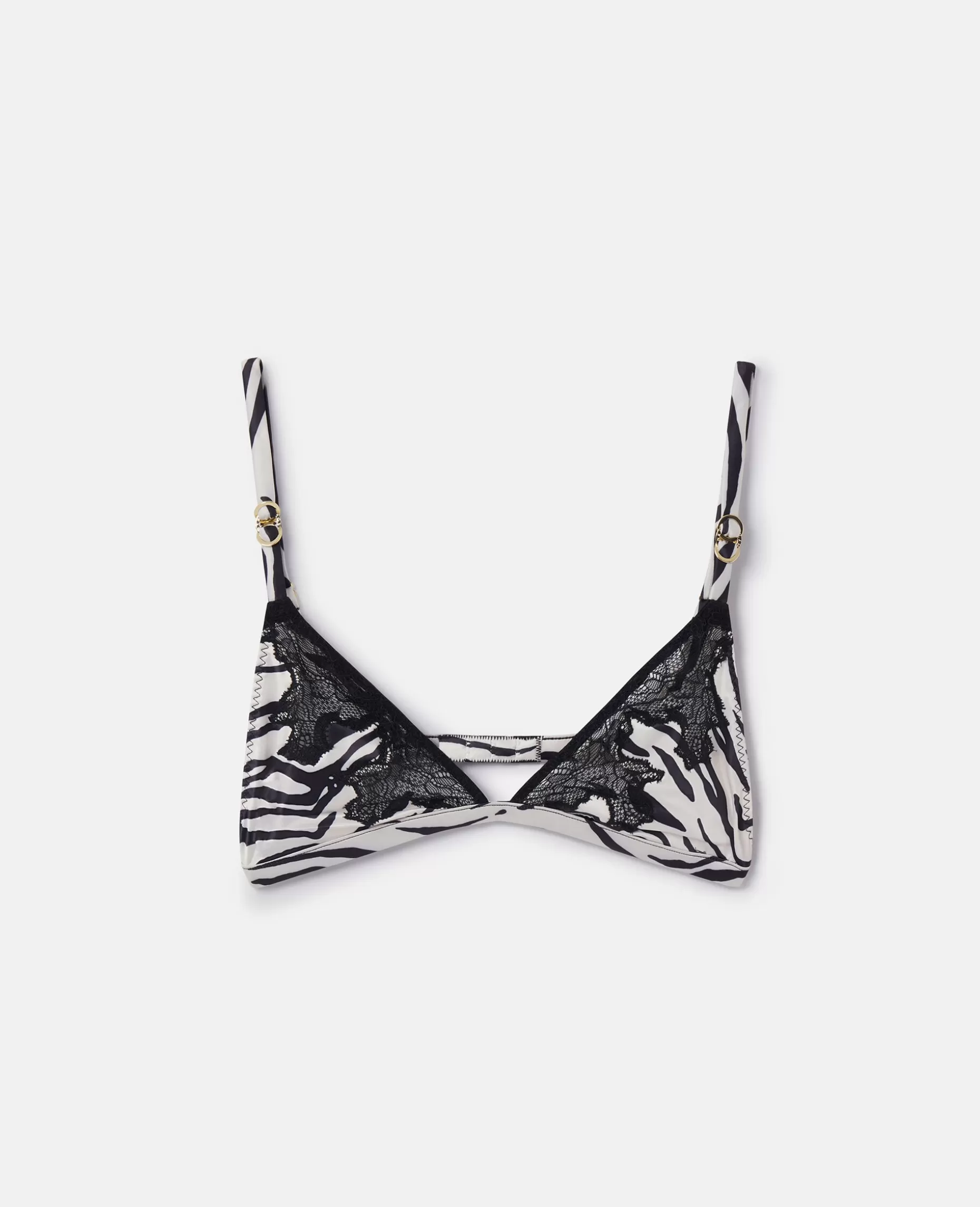 Zebra Print Satin Soft Cup Bh^Stella McCartney Best