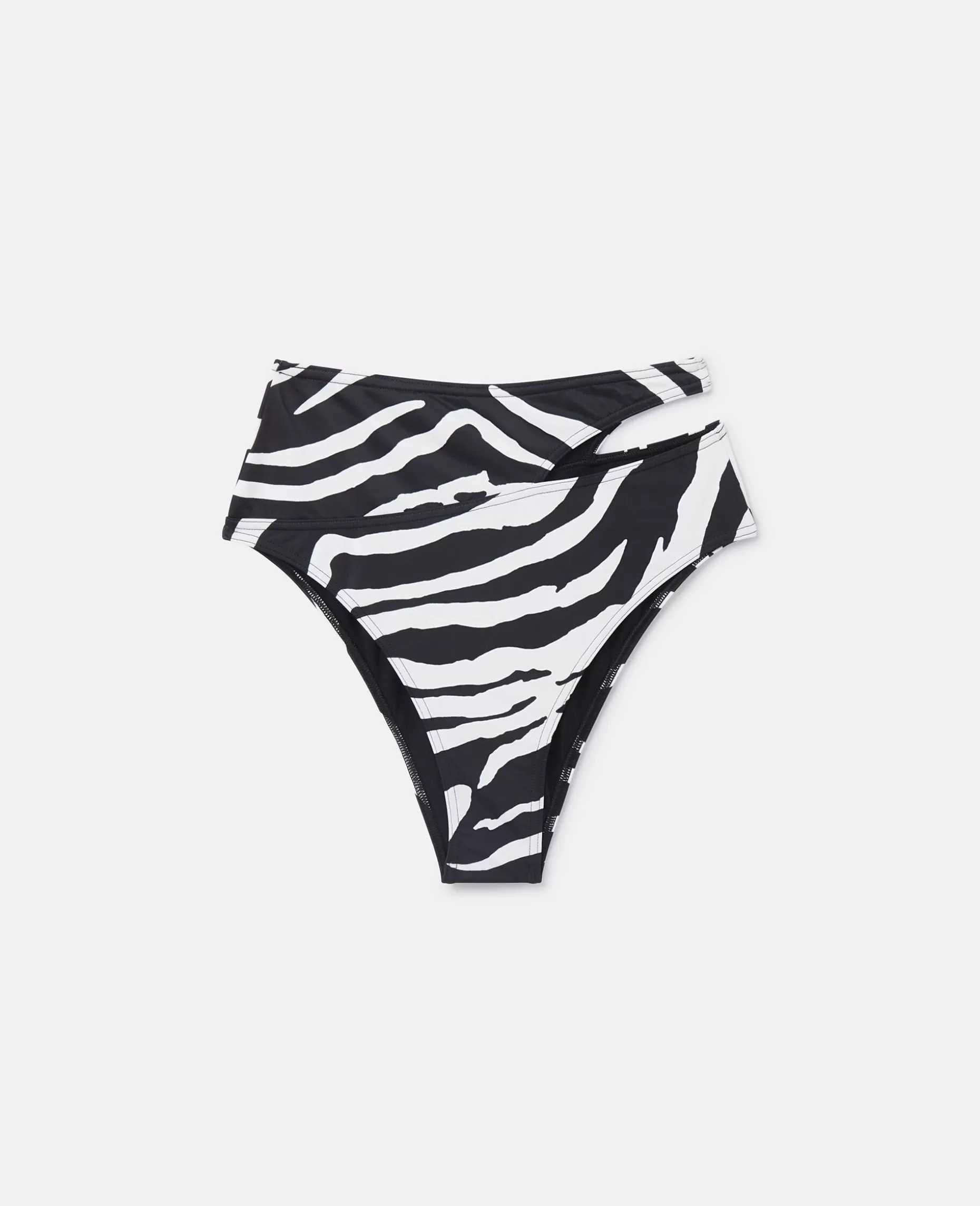Zebra Print Udskarne Bikinitrusser Med Hoj Talje^Stella McCartney Shop