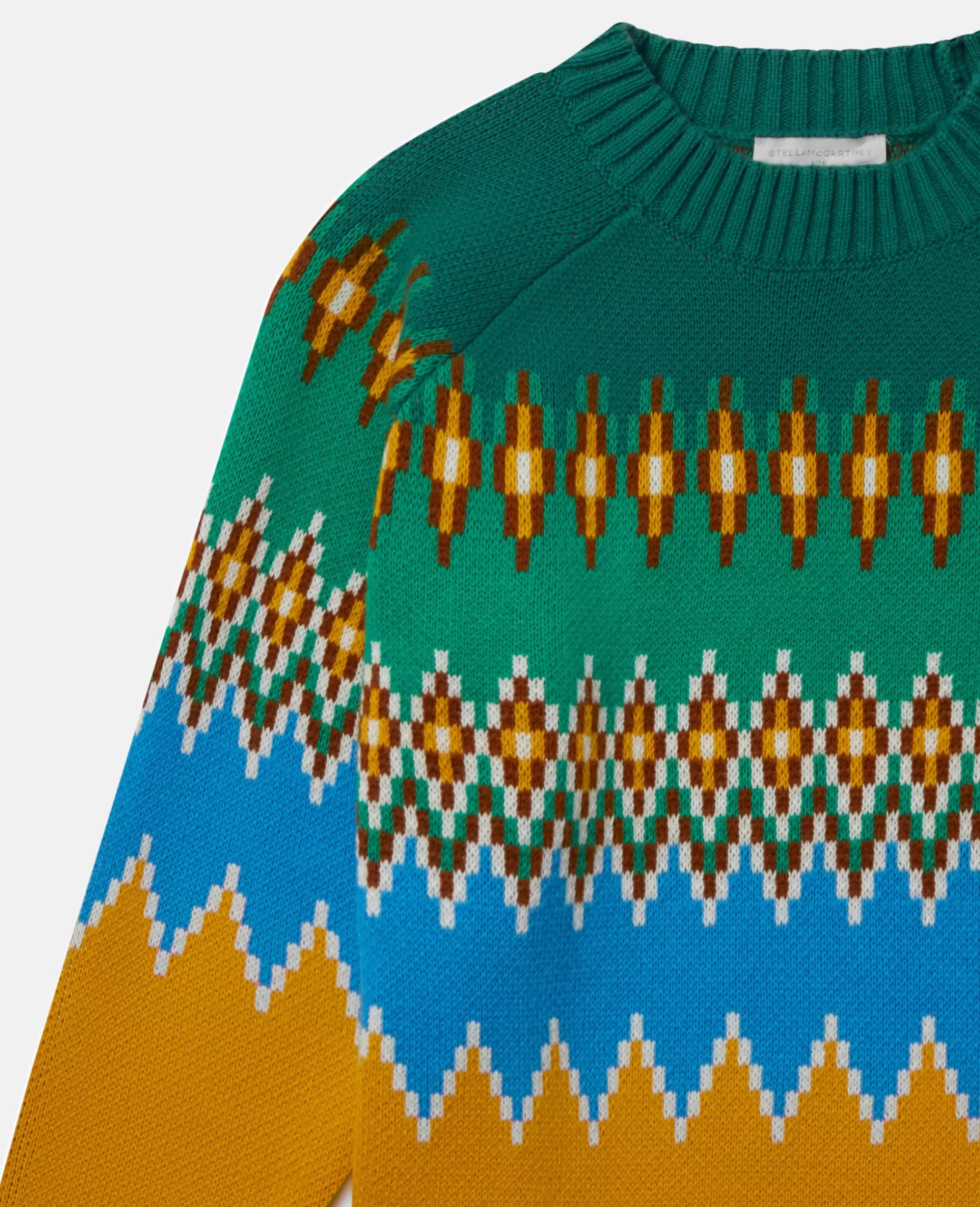 Zig-Zag Fair Isle Striktroje^Stella McCartney Fashion