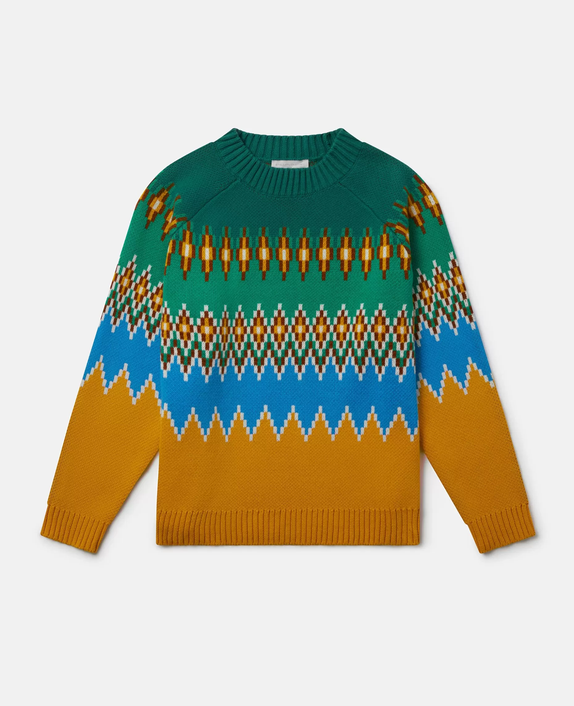 Zig-Zag Fair Isle Striktroje^Stella McCartney Fashion